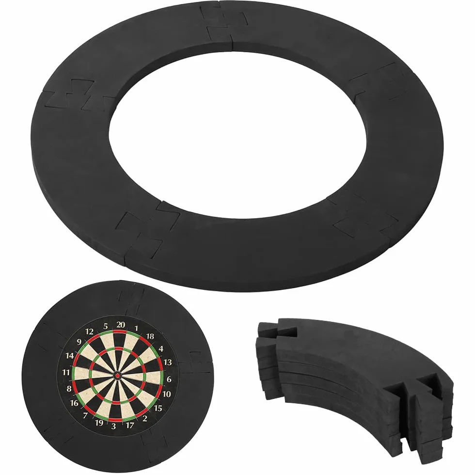 Mineup Pierścień ochronny do darta Catchring Surround, 5 szt. Dart Surround pierścień ochronny, 45cm pierścień ochronny tarczy do darta, ochrona ściany tarczy do darta, Dartboard Surround Eva
