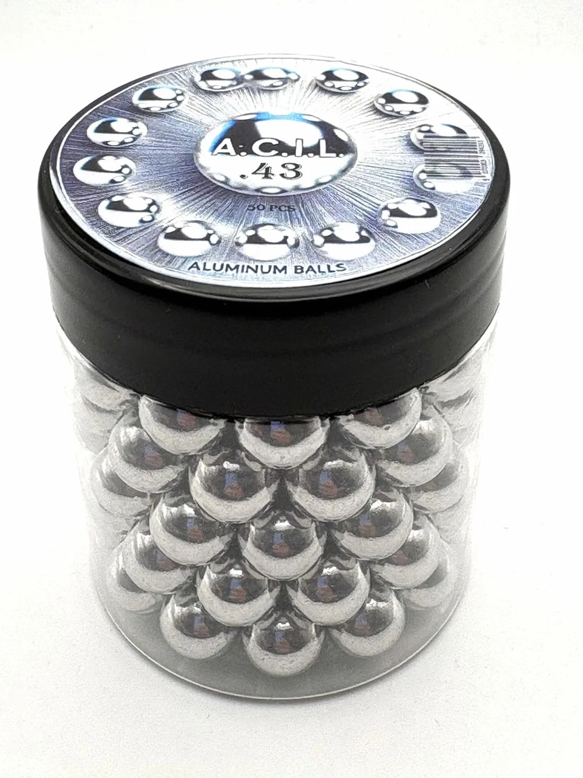 Kulki aluminiowe w 43 Kaliber Solid Resuable Seamless Paintballs do wysokiego uderzenia, treningu, ćwiczeń celowych i obrony .43 Cal.