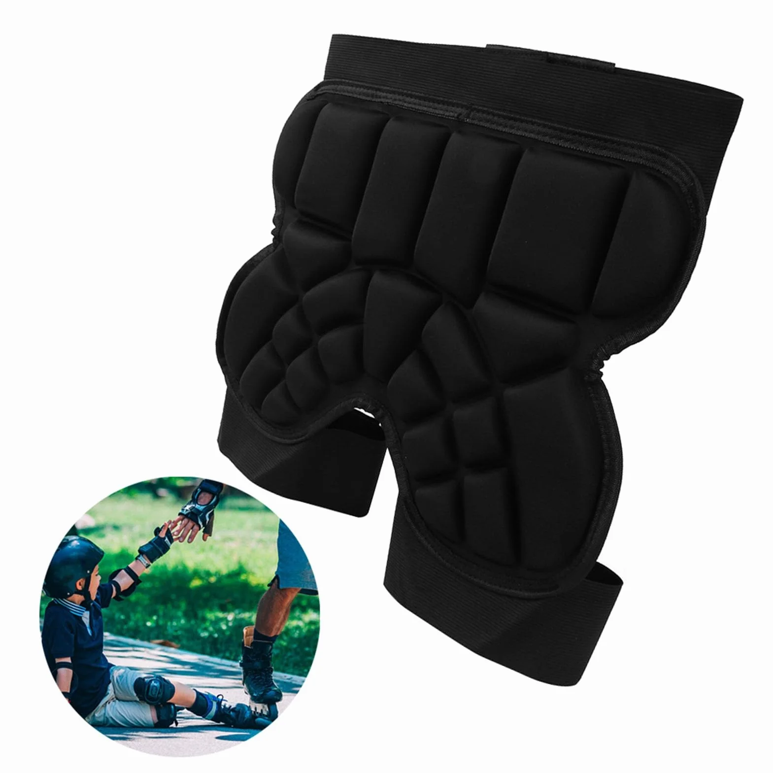 Roller Skating Bu Pad Drop Skating Hip Cushion Sportowe Ochraniacze w Okolicy Kości Ogonowej Zwiększające Naprężenie du Hip PadBu Guard PadSkating Hip Pad Roller Skating Bu Guard