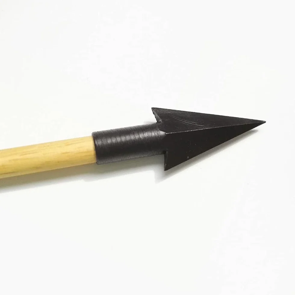 Łucznictwo Broadheads tradycyjne metalowe strzały groty myśliwskie stalowe groty strzały celowe punkty do samodzielnego wykonania drewniane bambusowe strzały myśliwskie (6 szt.)