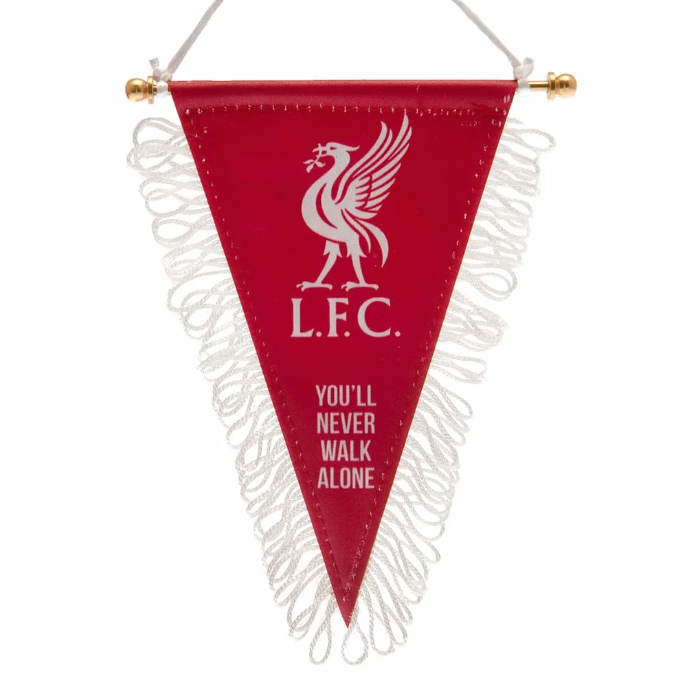 Liverpool FC - Trójkątny wzór flagi nigdy nie jesteś samotny