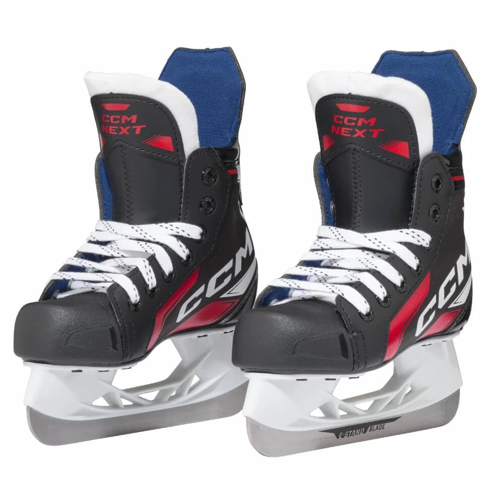 CCM Schlittschuhe NEXT Senior, duża powierzchnia boczna: 10 R (EU45,5), biała schlittschuhe: D