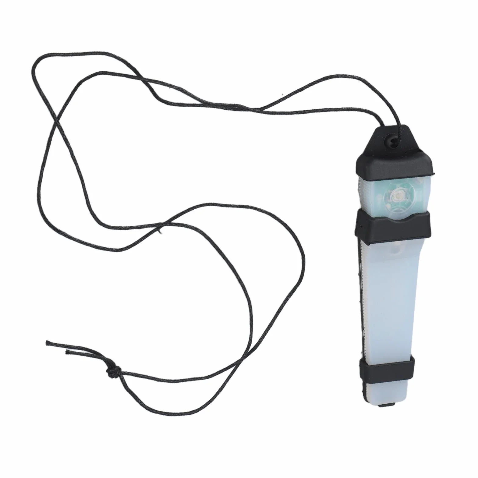 Hełm Survival Signal Light, Wodoodporny Marker Identyfikacji Osobistej, Lekki 150 MAh, Czarny z Pomarańczowym Światłem
