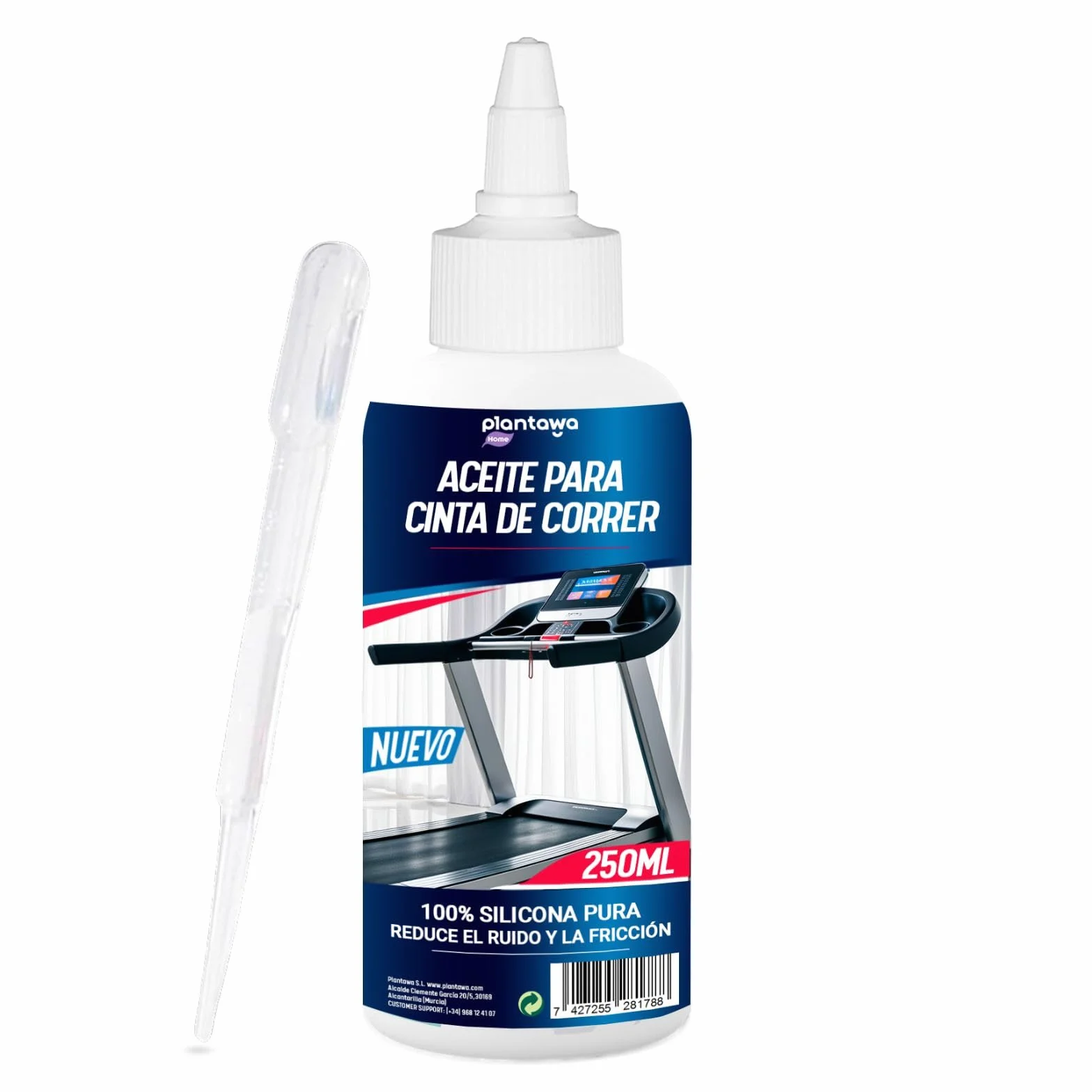 Plantawa W02679 Olej do Bieżni, Przezroczysty, 250 ml