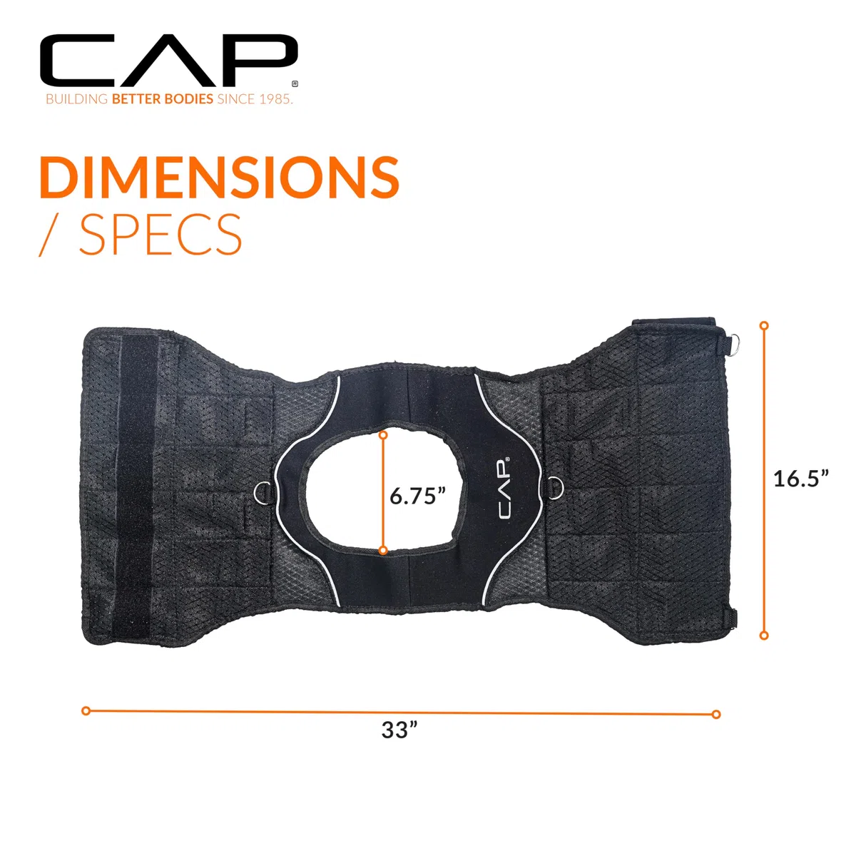 CAP Barbell (HHWV-CB020C regulowana kamizelka obciążeniowa, 9 kg