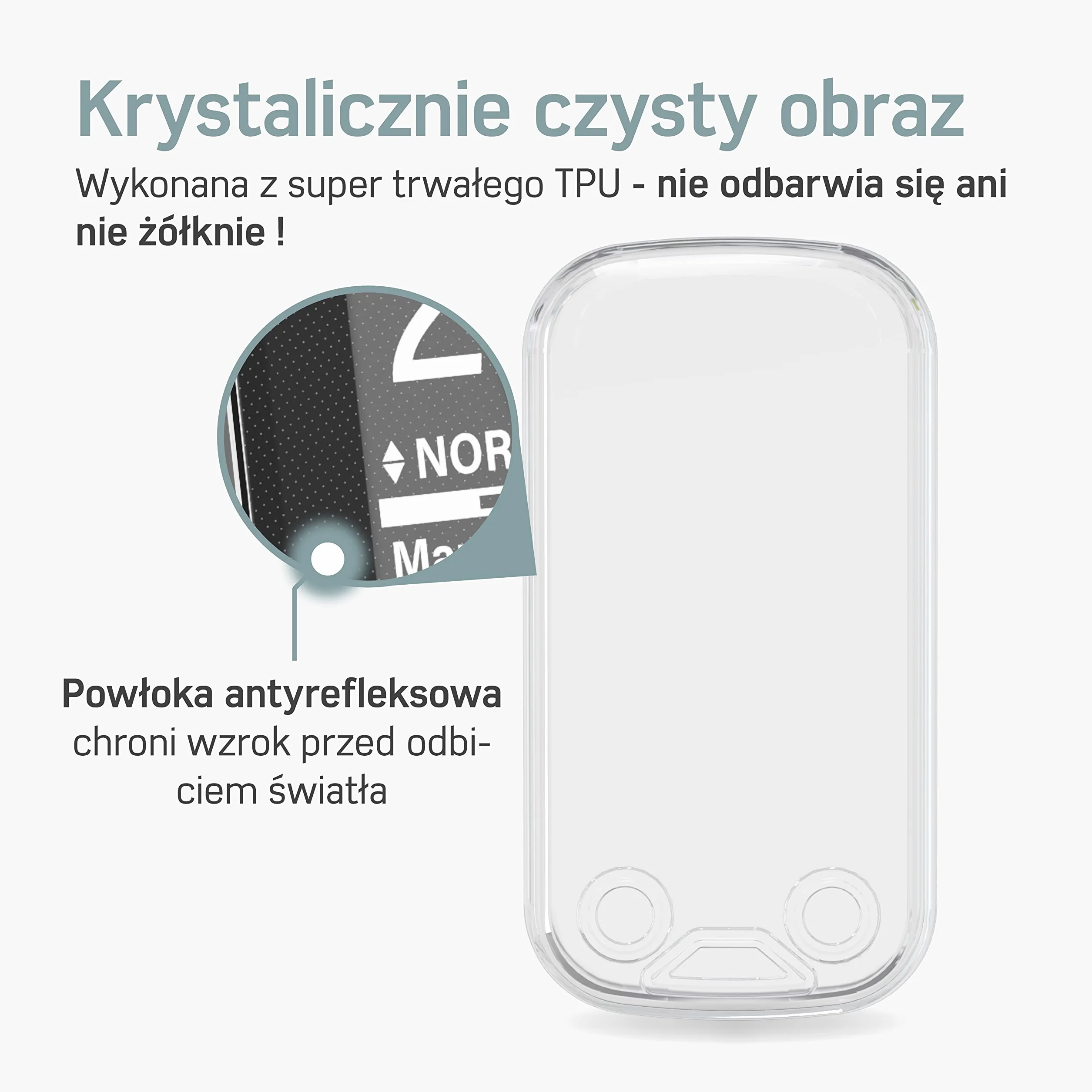 Osłona wyświetlacza roweru elektrycznego Borgen | pasuje do osłony Shimano Steps SC-E-6100 | Przezroczysta, wodoodporna