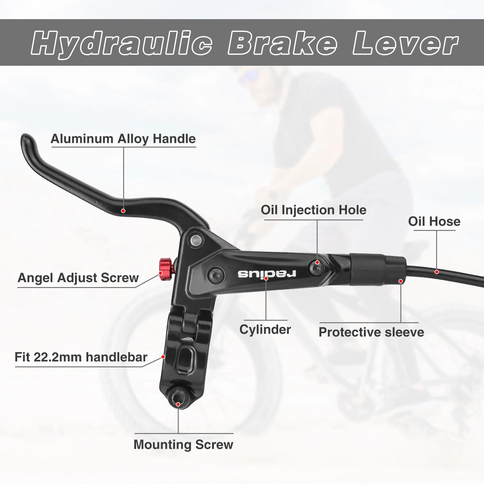 Hydrauliczne zestawy hamulcowe tarczowe do roweru przednie i tylne klocki hamulcowe uniwersalne lewo+prawo