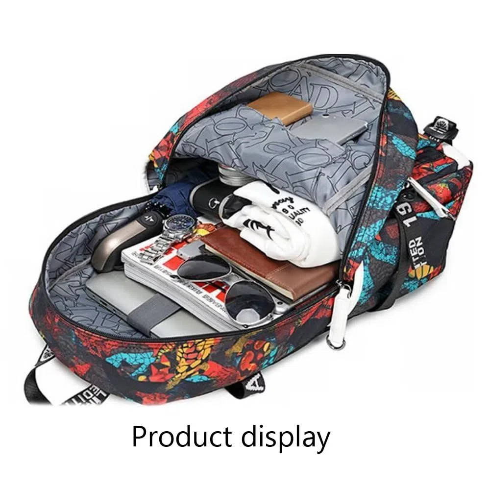 Gwiazda koszykówki Iverson Wielofunkcyjny plecak podróżny dla fanów laptopa bookbag dla mężczyzn i kobiet
