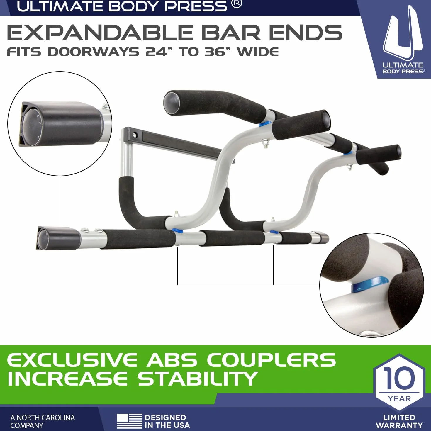 Ultimate Body Press Drążek do drzwi XL z podwyższonym drążkiem