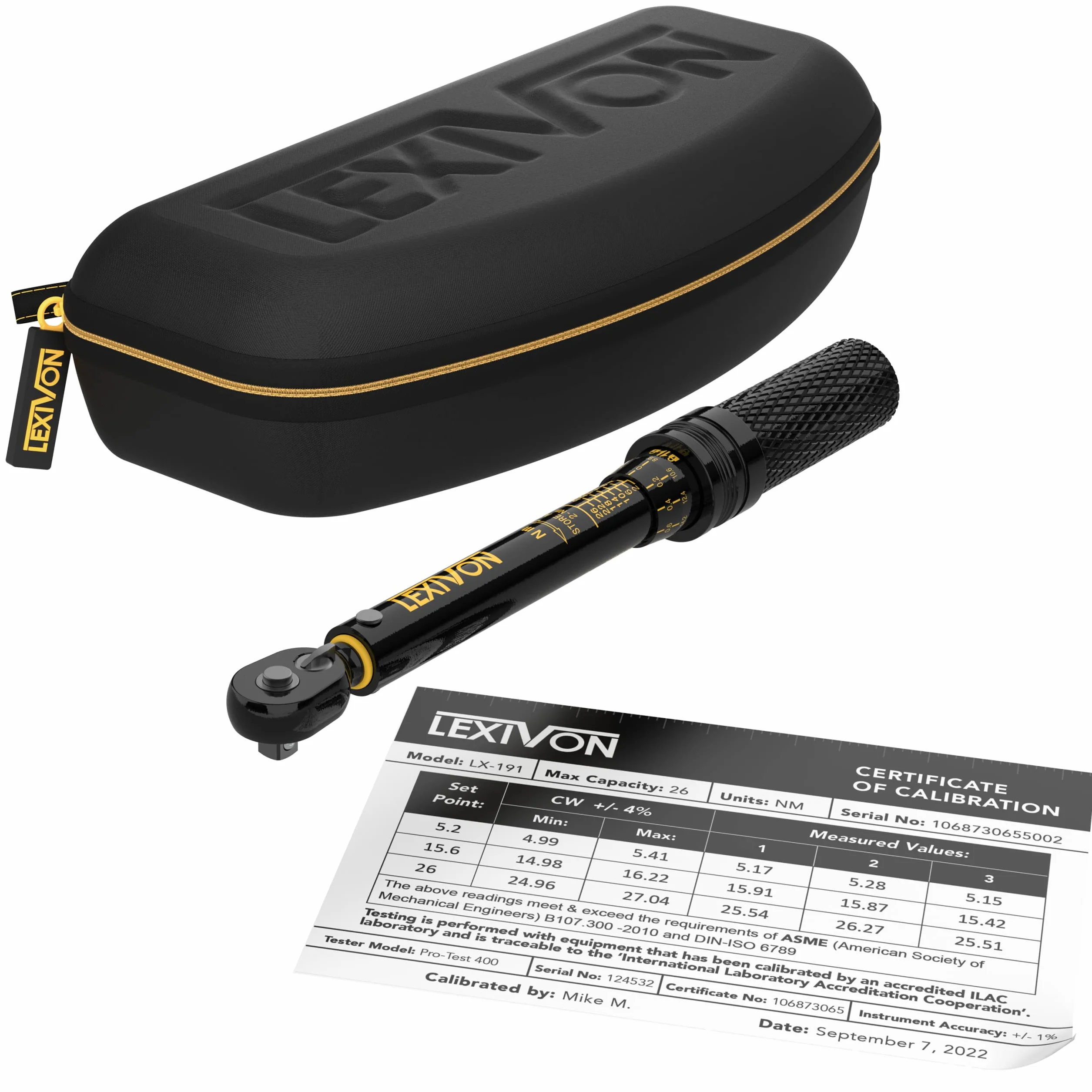 Lexivon Lx-191 Klucz Dynamometryczny, Czarny, 11,91 x 26,29 x 5,79 cm; 720 g