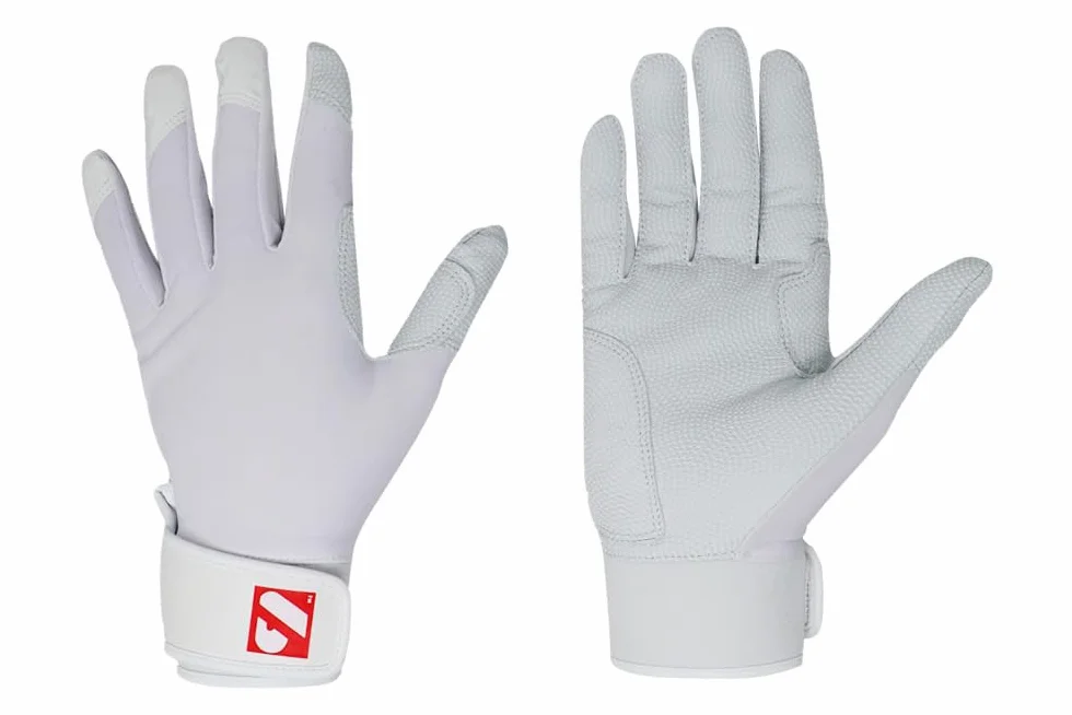 Barnett BBG-01 Baseball Batting rękawice - rękawica frappeur, biała