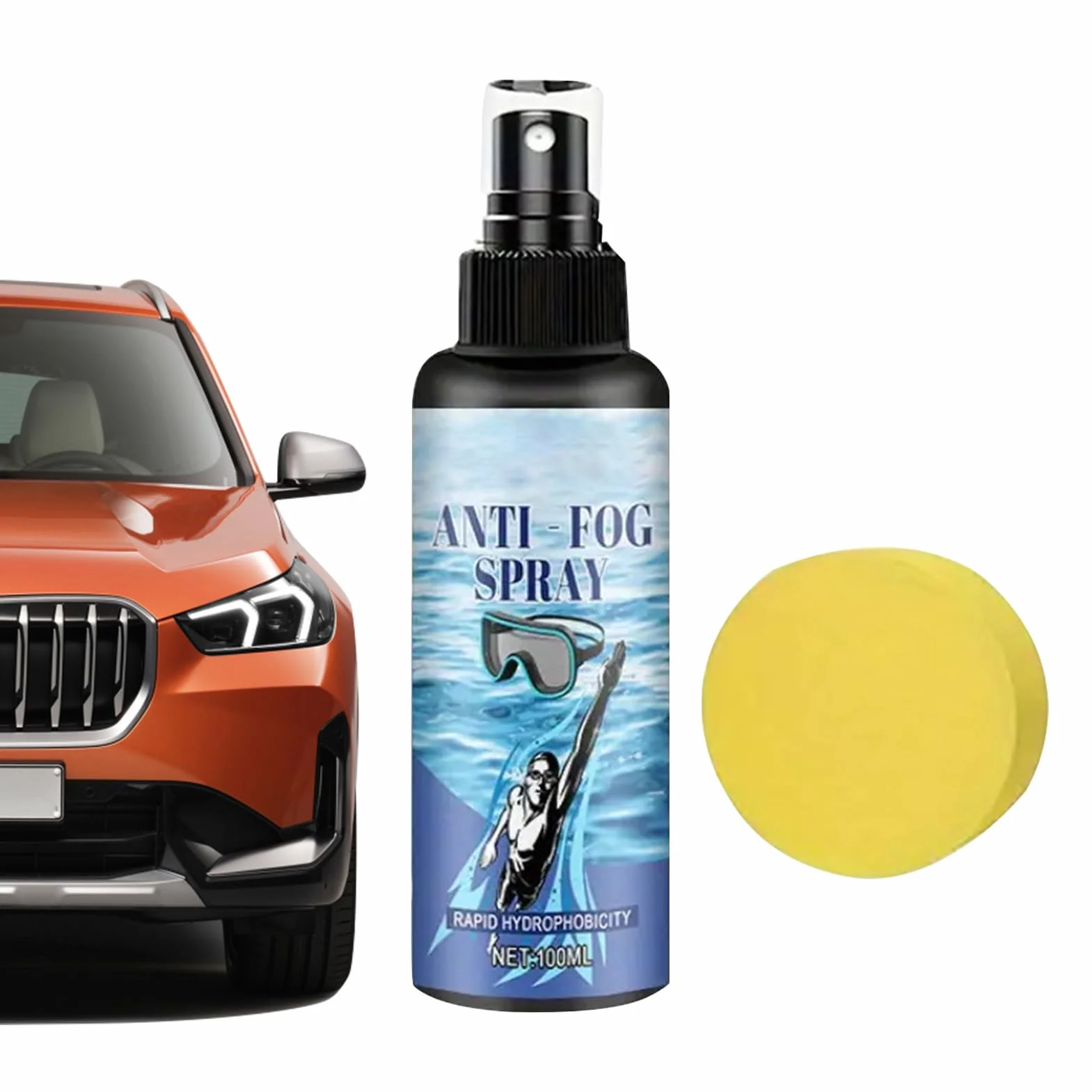 ?rodek przeciw parowaniu gogle p?ywackie - rozwi?zanie przeciwmgielne do przezroczystych okularów nurkowych - 100 ml przeno?ny wodoodporny p?yn do nurkowania dla sportowców nurkowania, treningu