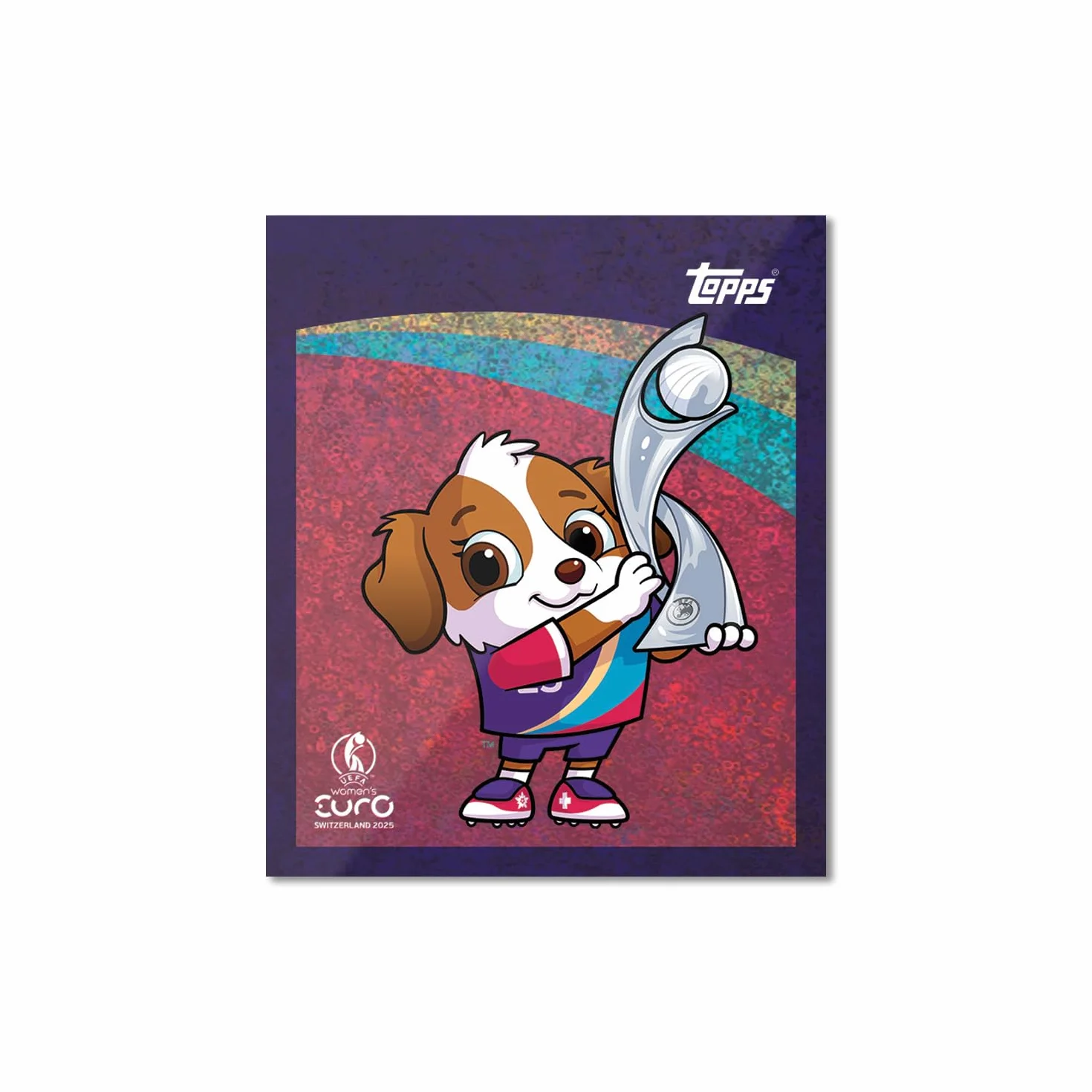 Topps Official Women's Euros 2025 Sticker Collection Box 300 naklejek