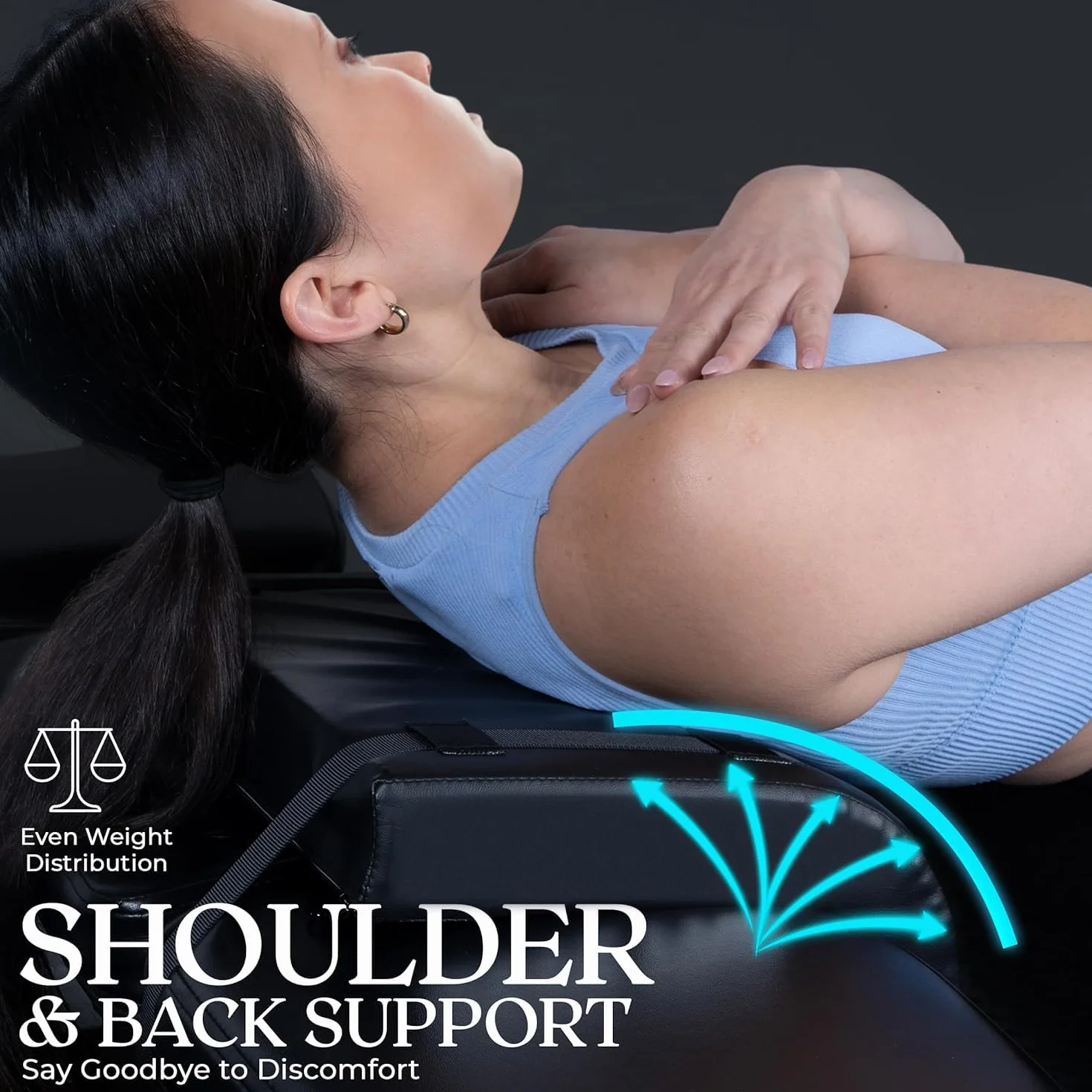Hip Thrust podkładka na siłownię, do pleców, ramion, karku, do fitnessu, do podnoszenia ciężarów, na biodra, ławkę, sprzęt fitness, akcesoria do studia fitness, akcesoria do studia fitness, tapicerka