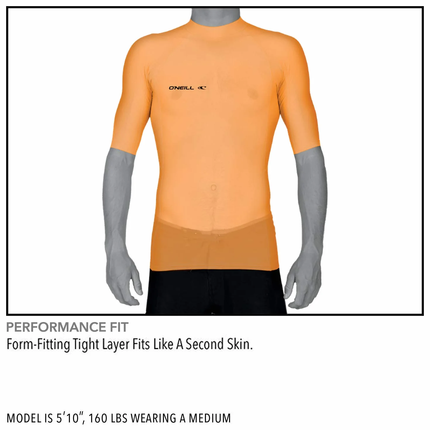 O'Neill Męska kamizelka z krótkim rękawem Basic Skins Rash Guard Red XXX-Large