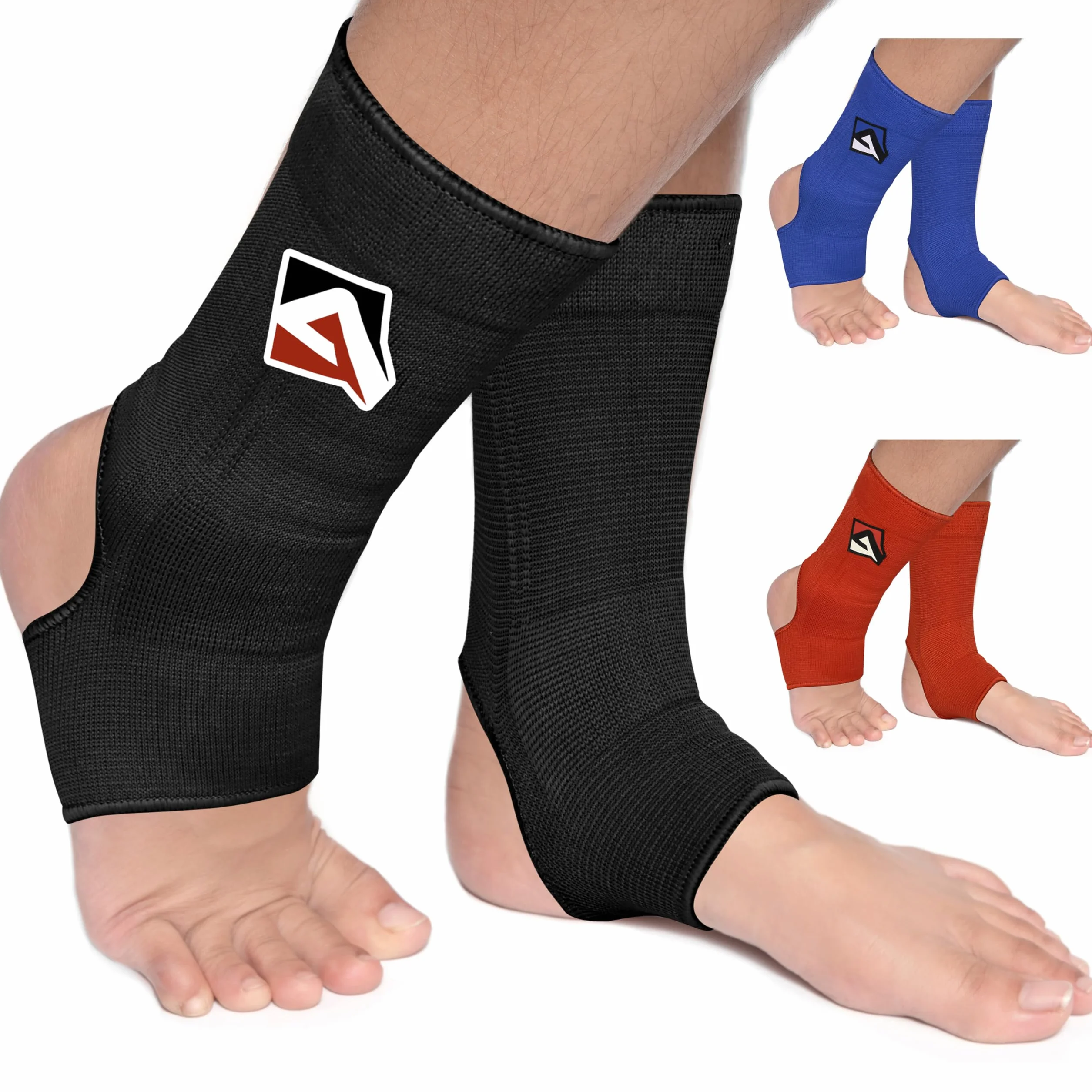 AQF MMA Stabilizator Kostki Ochraniacz Na Stopy Boks Czarny L