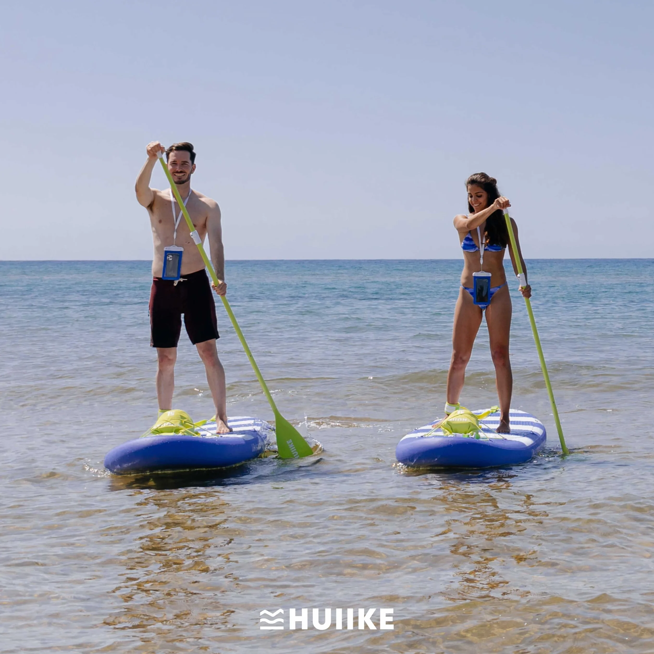 Wiosło do Deski SUP 2 w 1 Aluminium HUIIKE 4 Części Regulowane Paddleboard