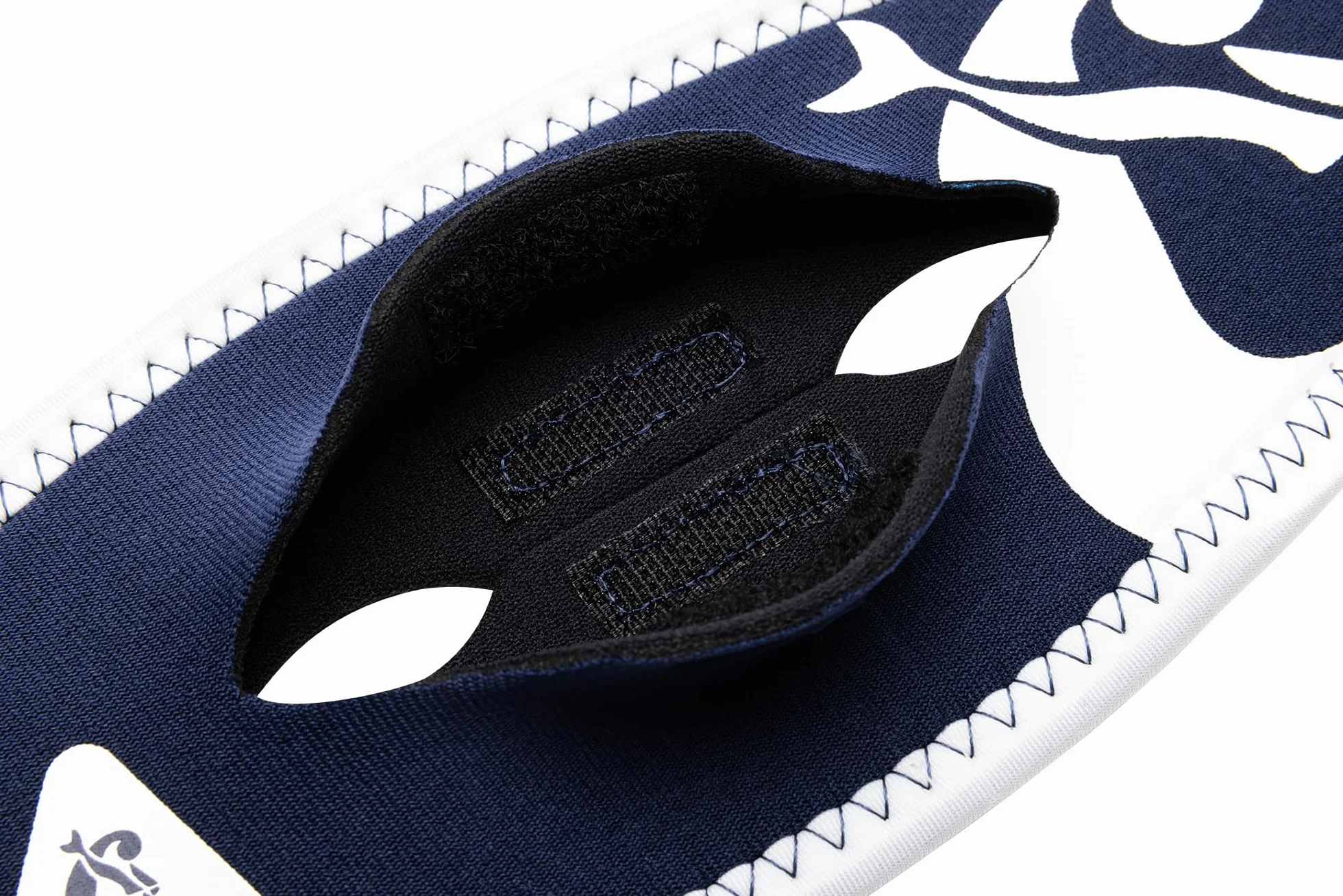 Cressi Neopren osłona na pasek do nurkowania i nurkowania z rurką, unisex dla dorosłych, granatowy/biały, wyjątkowy