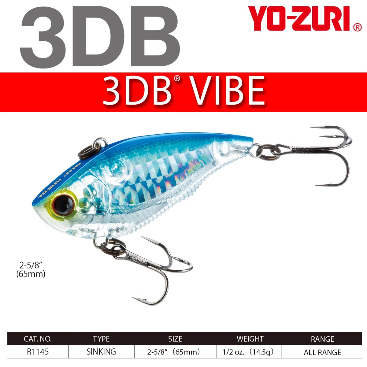 Yo-Zuri 3DB Vibe Przynęta do gryzienia