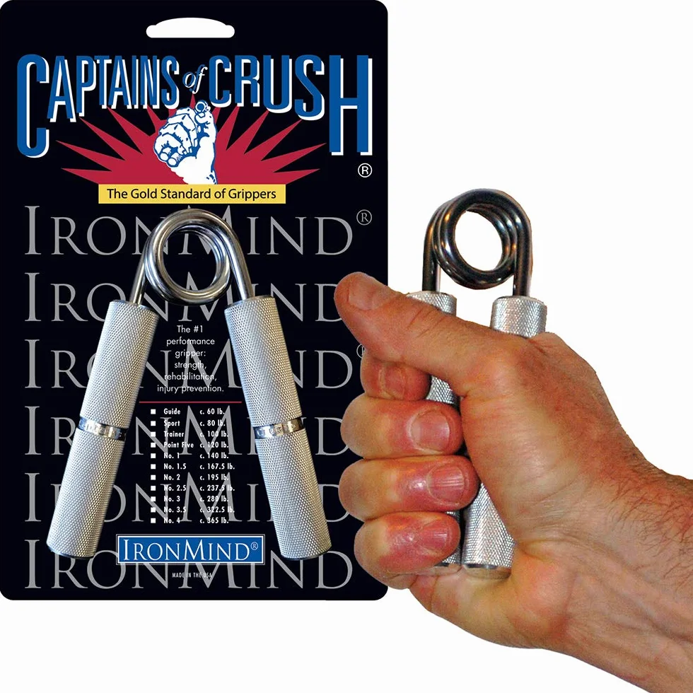 IronMind Captains of Crush (CoC) Hand Gripper – złoty standard chwytaków | Wiodący na świecie wzmacniacz dłoni