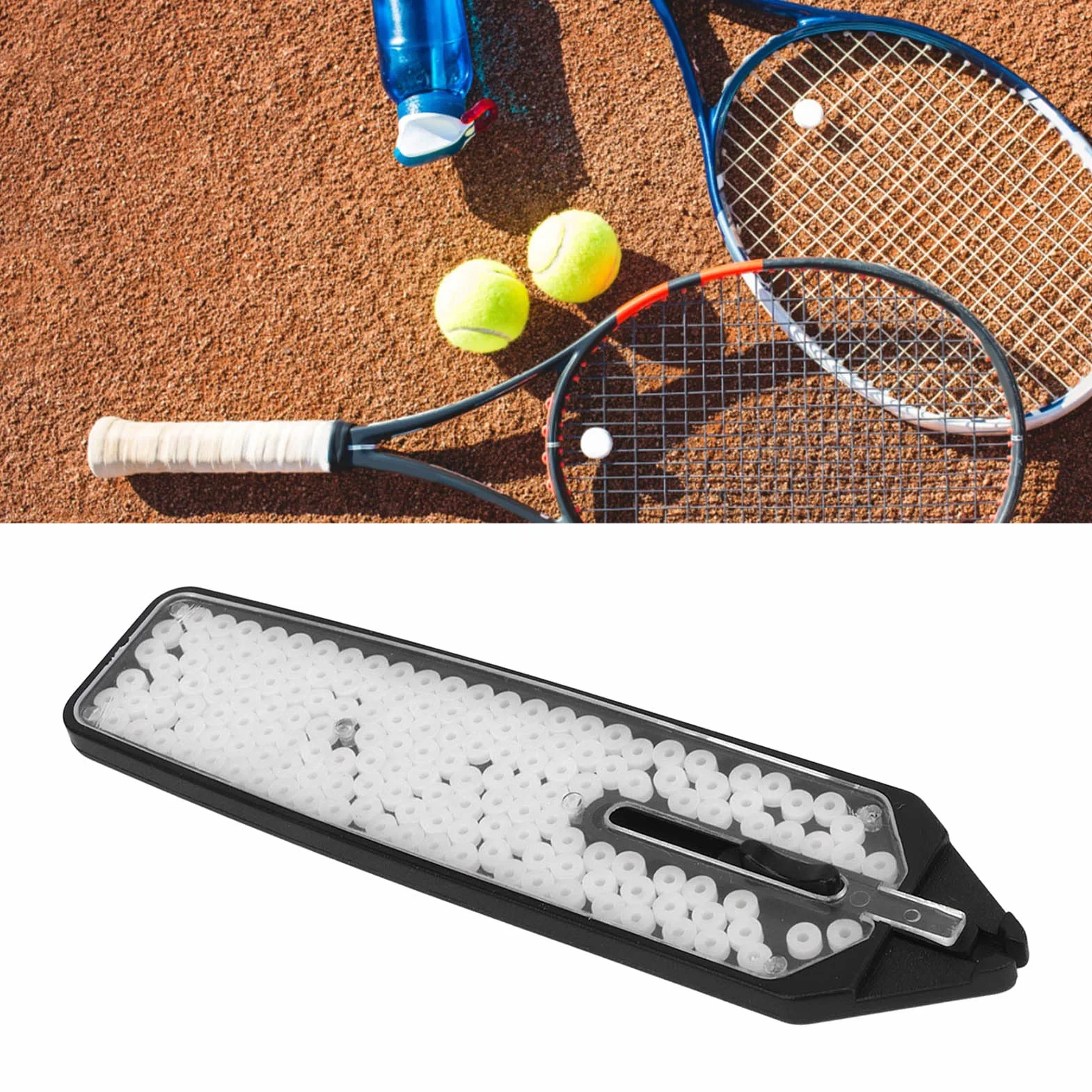 Tenis Cross String Saver, Tenis String Saver Zamki Cross Wymiana String Saver Przenośny Naciąg Tenisowy Aplikator Strun do Badmintona