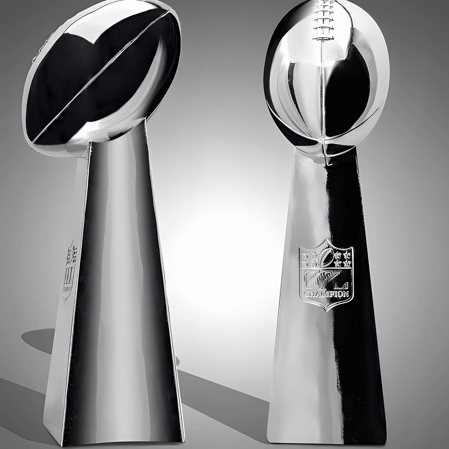Replika Pucharu Super Bowl, Trofea Lombardi Piłkarskie Kolekcjonerska Pamiątka do Dekoracji Domu Biura, Idealny Prezent dla Fanów Fantasy Football