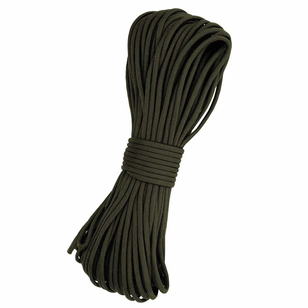 Paracord survivalowy VGEBY wytrzymały zielony wojskowy