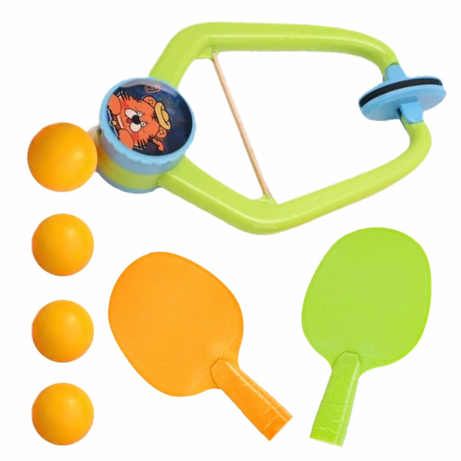 Portable Table Tennis Trainer Adjustable Doorway Design for Kids Home School