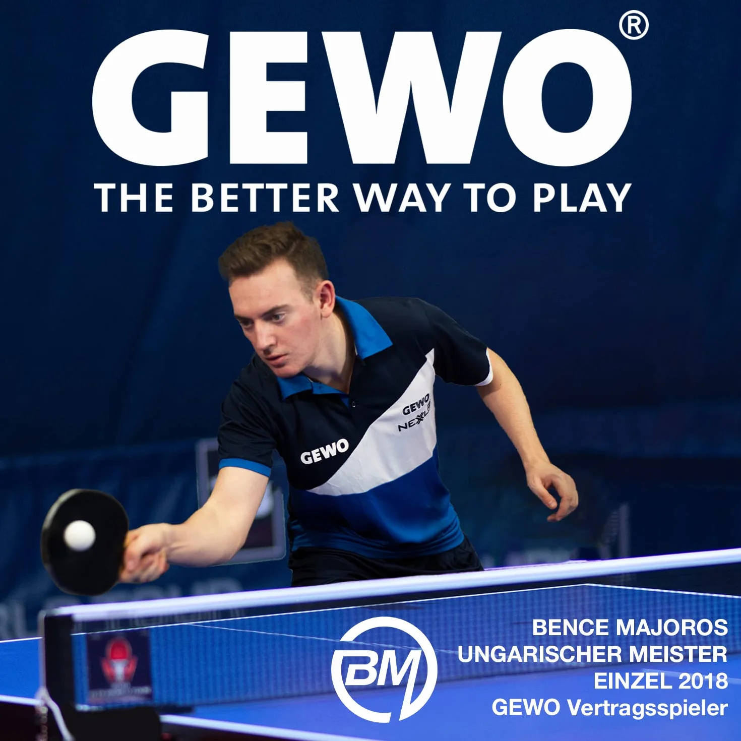 GEWO Select PRO piłki do tenisa stołowego – 3 gwiazdki z tworzywa sztucznego, 40+ ze szwem – certyfikowane przez ITTF piłki do tenisa stołowego – wysokiej jakości profesjonalne piłki do tenisa