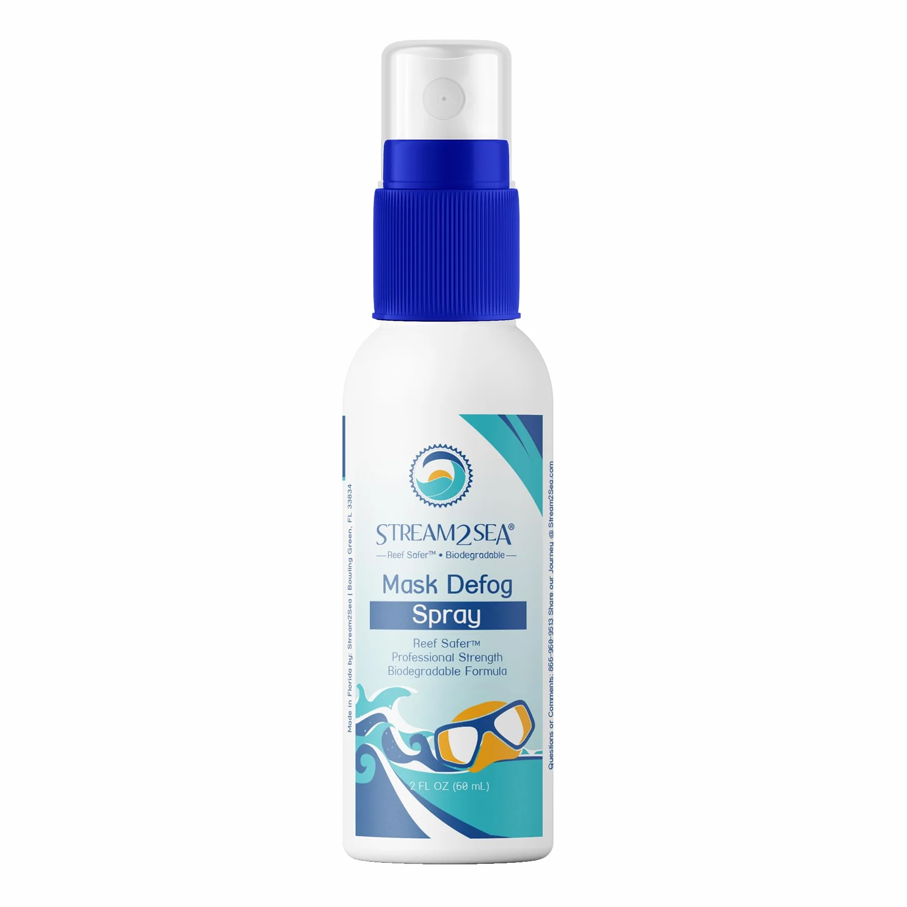 Reef Safe Anti-Fog Spray do gogli pływackich i masek do nurkowania
