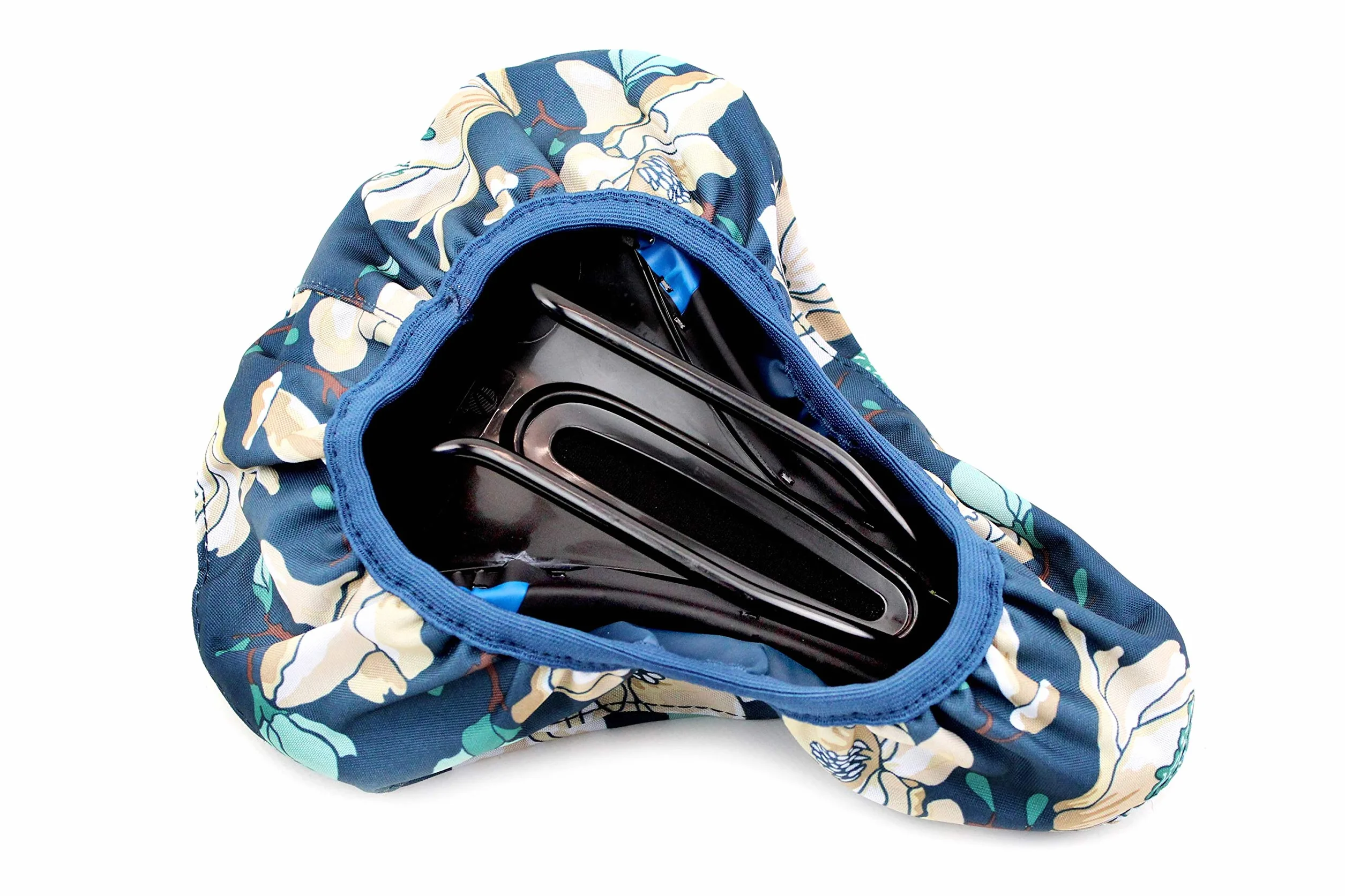 Basil Unisex – dla dorosłych Magnolia pokrowiec na siodełko rowerowe, Teal Blue, One Size