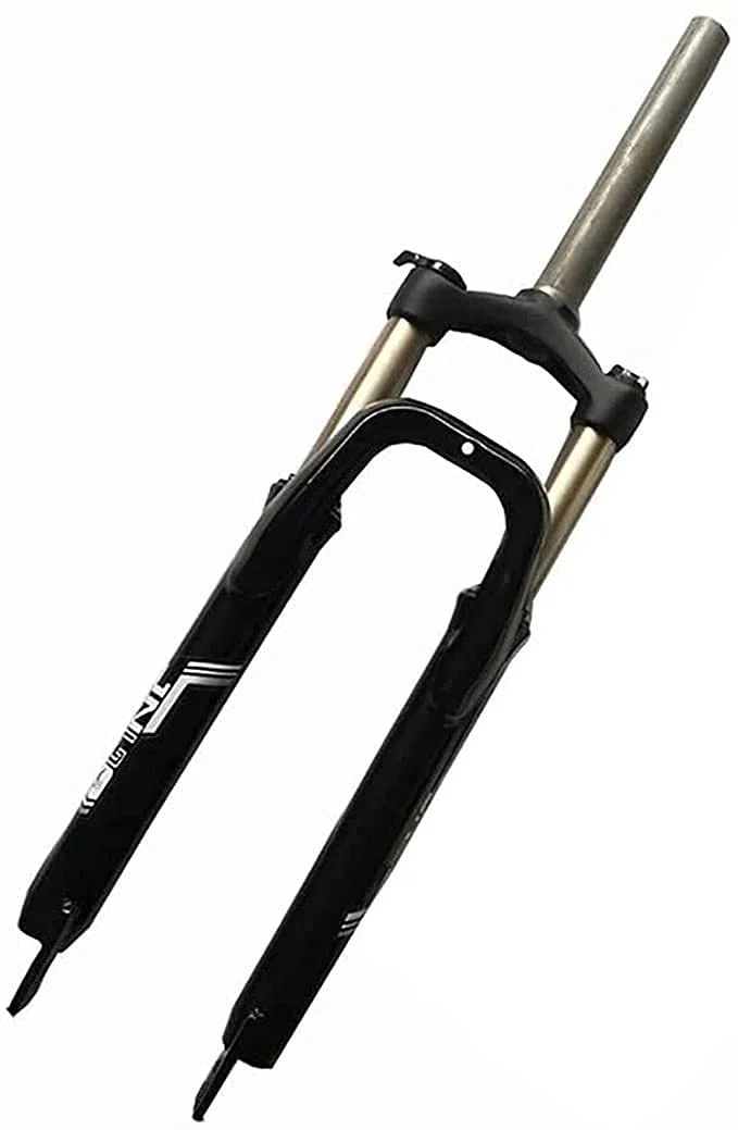 Zawieszenie Rower MTB Widelec Przedni 26 Cal Lekki Rower Górski Widelce Amortyzator Odbicie Amortyzator Regulacja Prosta Rura Kontrola Podwójne Ramię Skok: 80 MM B, 26