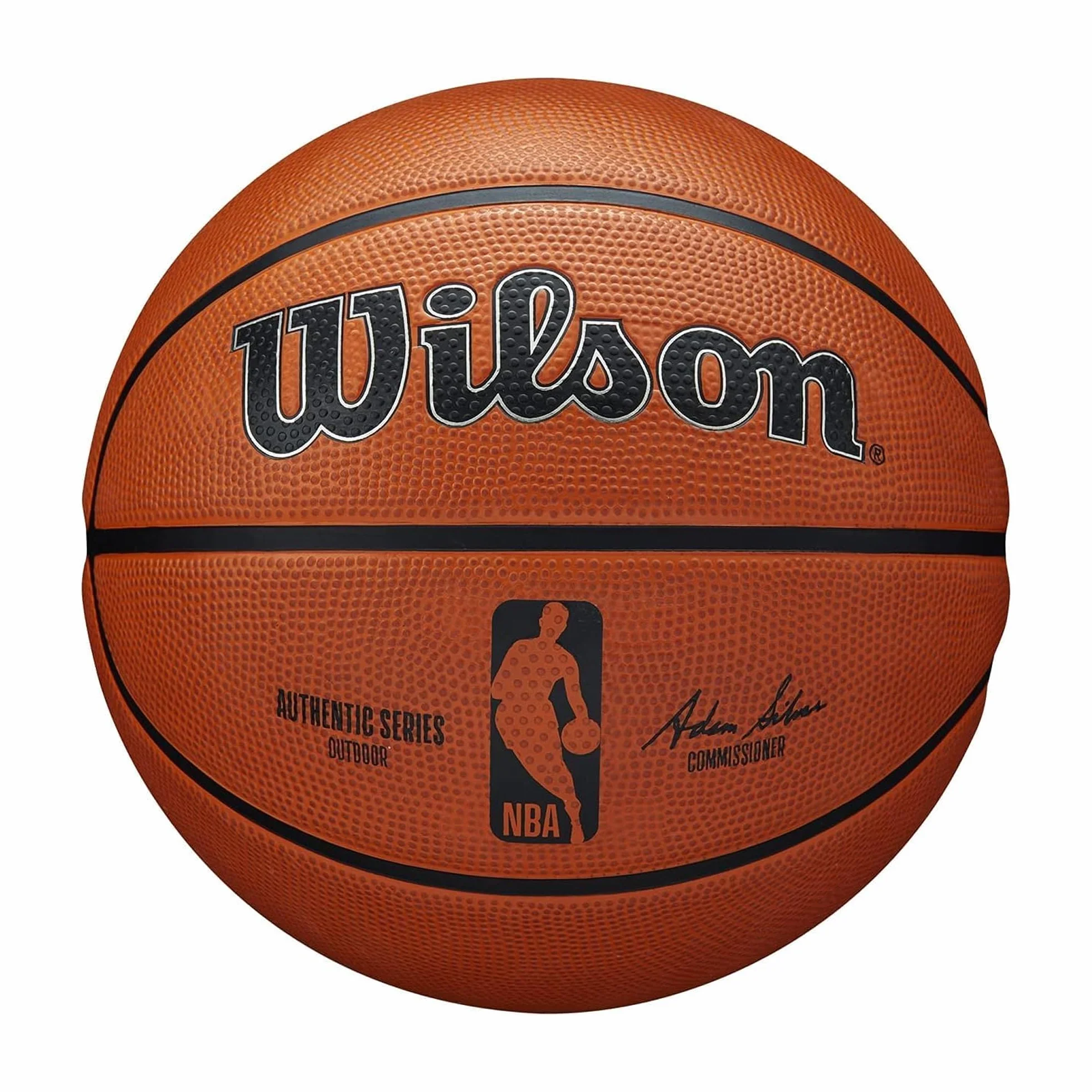 Wilson NBA Authentic Series Outdoor Koszykówka WTB7300ID07 Brązowy Rozmiar 7