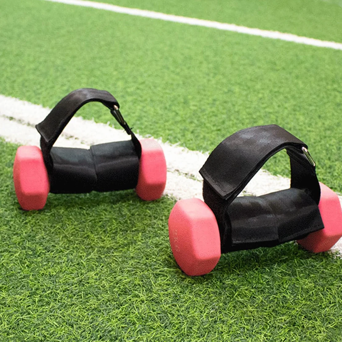 Tibialis Trainer szlufki na stopę, 2 sztuki, regulowane hantle kostka, paski do mocowania kostka, kickbacks, do treningu siłowego nóg, dla mężczyzn i kobiet