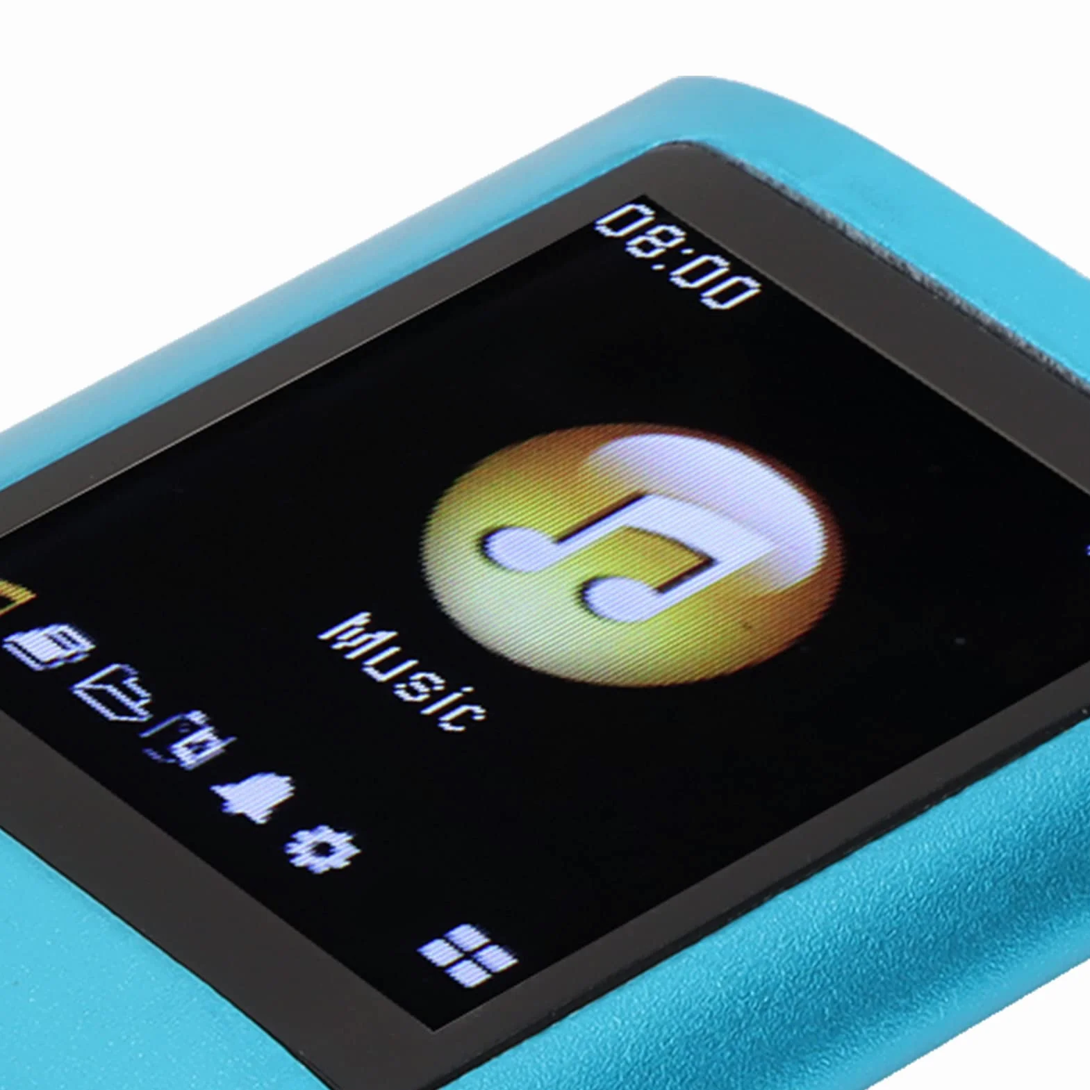 Odtwarzacz MP3, Przenośny Cyfrowy Odtwarzacz MP3 Bezstratnej Muzyki, Mini Odtwarzacz MP3 dla Dzieci ze Smukłym 1,8-calowym Ekranem LCD do Biegania Sportowego, Czas Odtwarzania 8 (Niebieski)