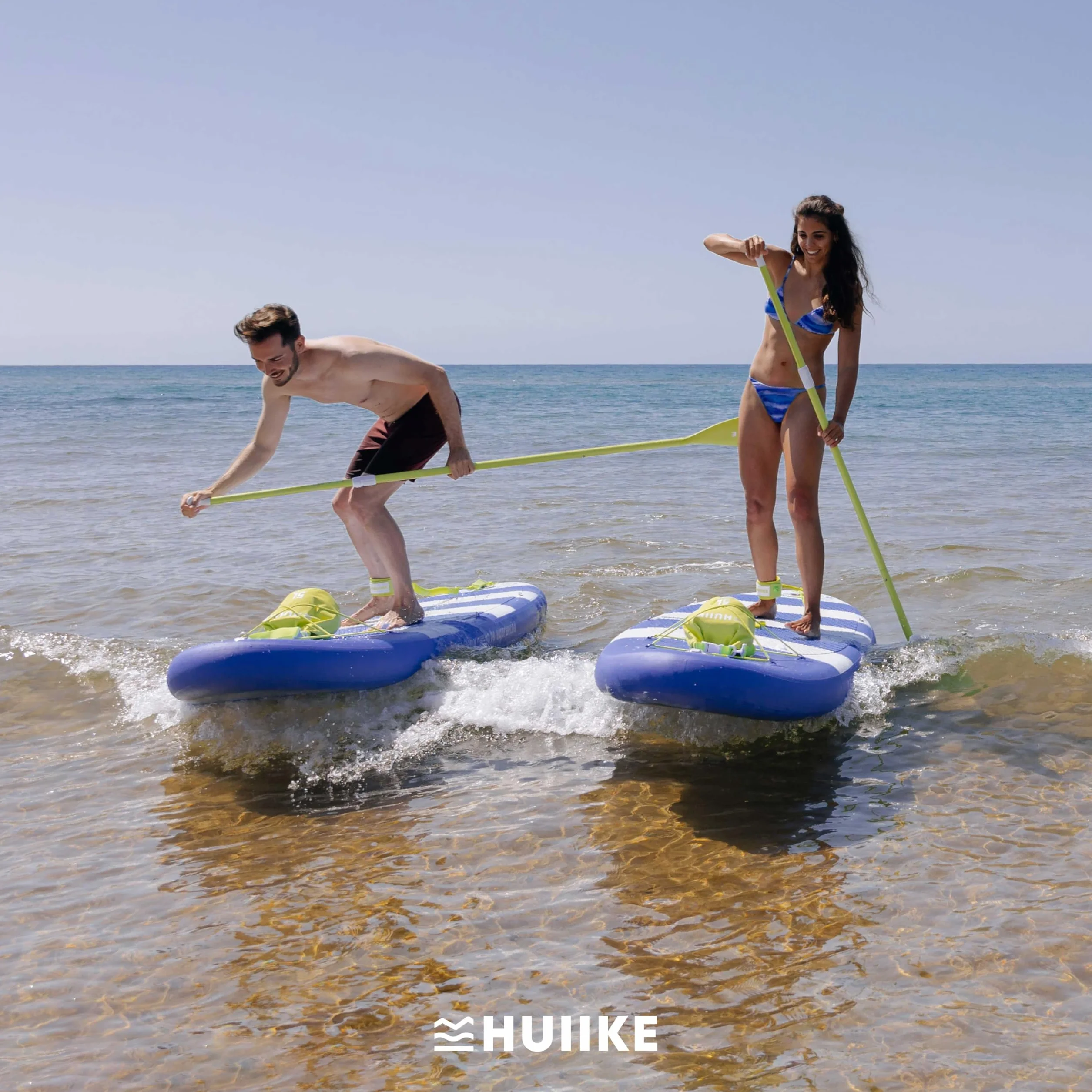 Wiosło do Deski SUP 2 w 1 Aluminium HUIIKE 4 Części Regulowane Paddleboard