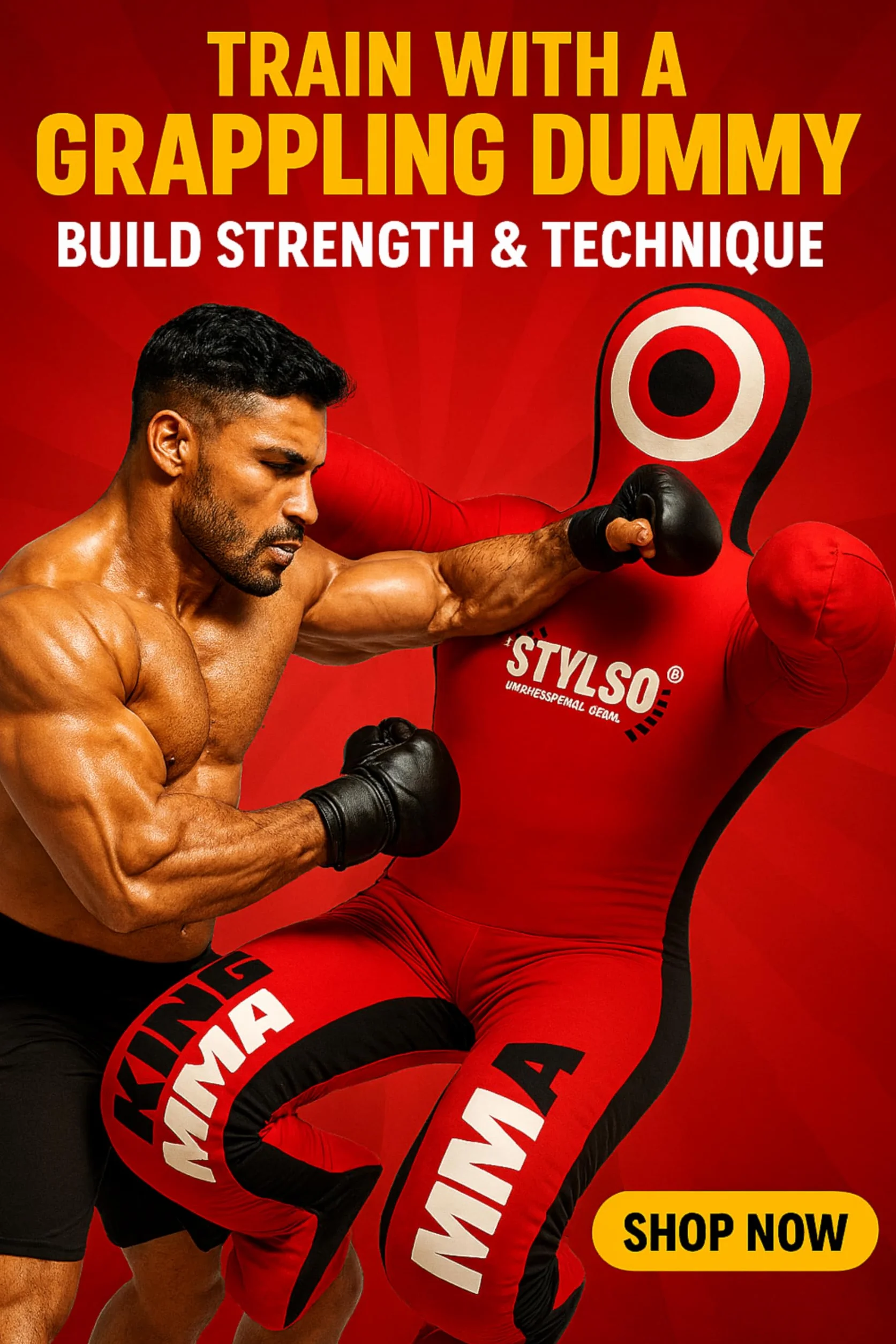 Manekin grapplingowy Jiu Jitsu BJJ MMA judo karate trening