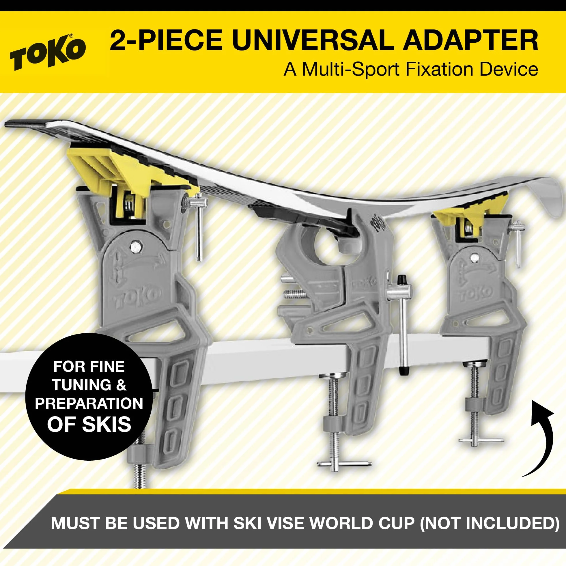 Toko - Uniwersalny adapter do imadła do nart World Cup, kolor 0