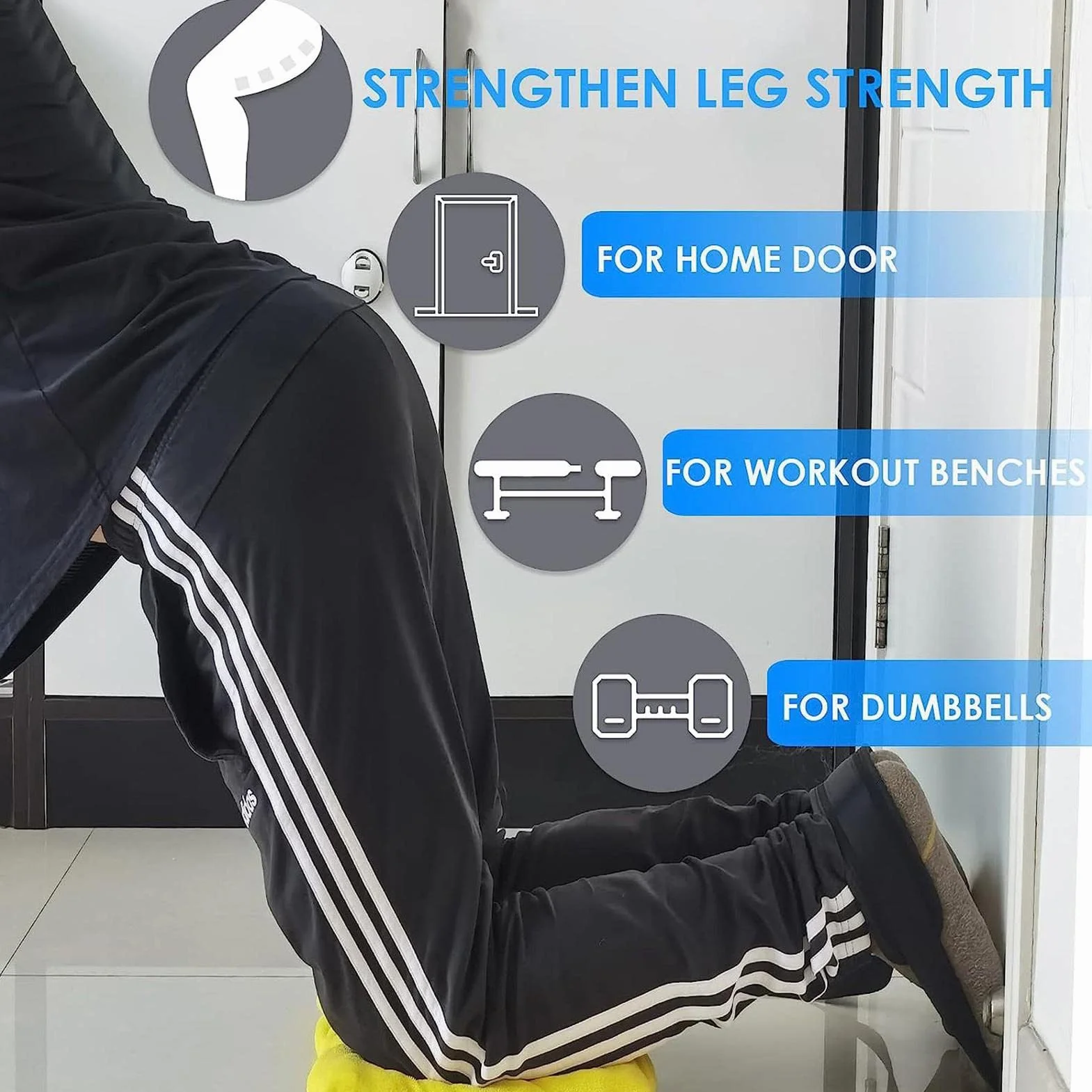 Hamstring Strap, taśma do ćwiczeń fitness, akcesoria sportowe