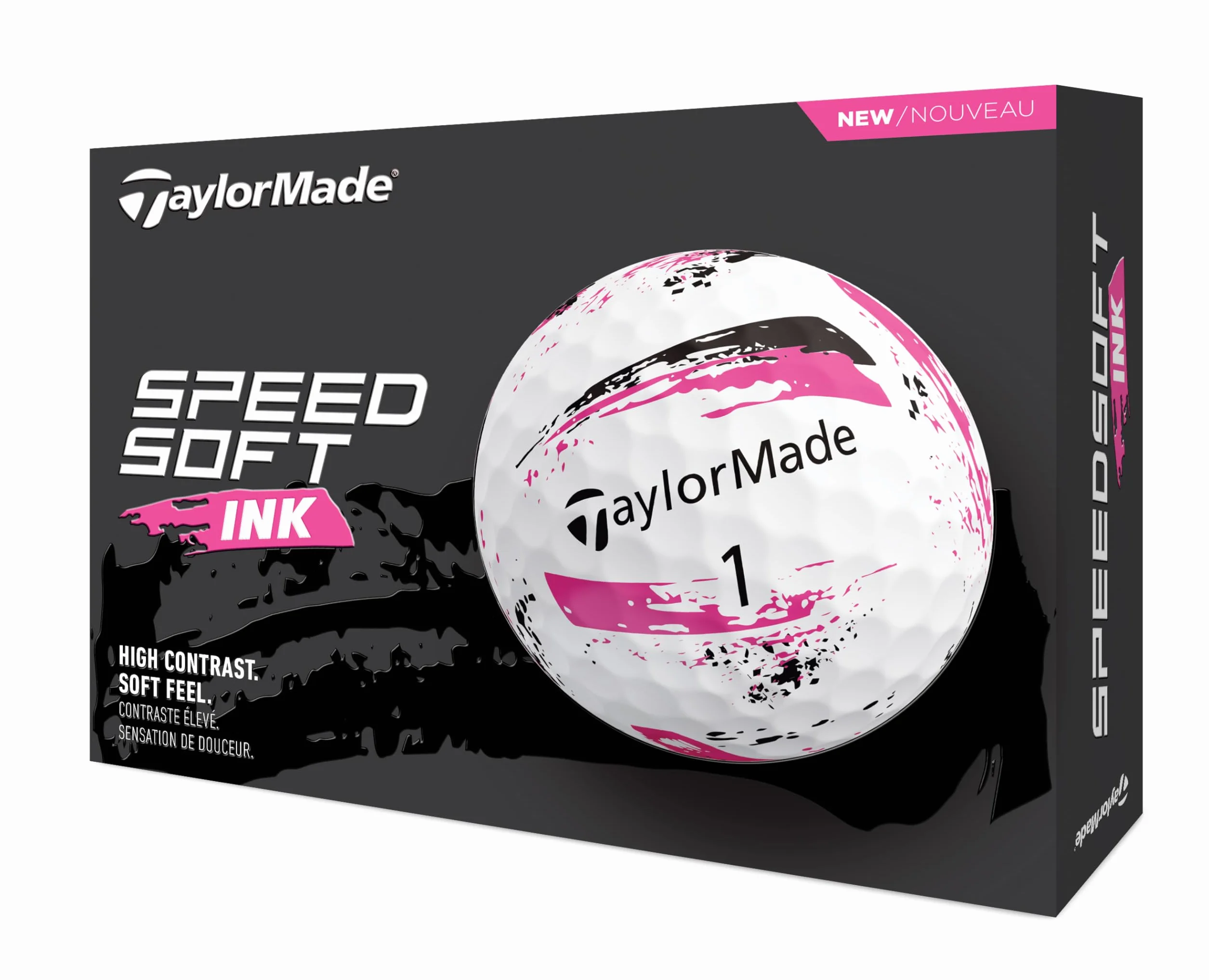 TaylorMade TM24 SpeedSoft Ink PNK GLB piłka golfowa