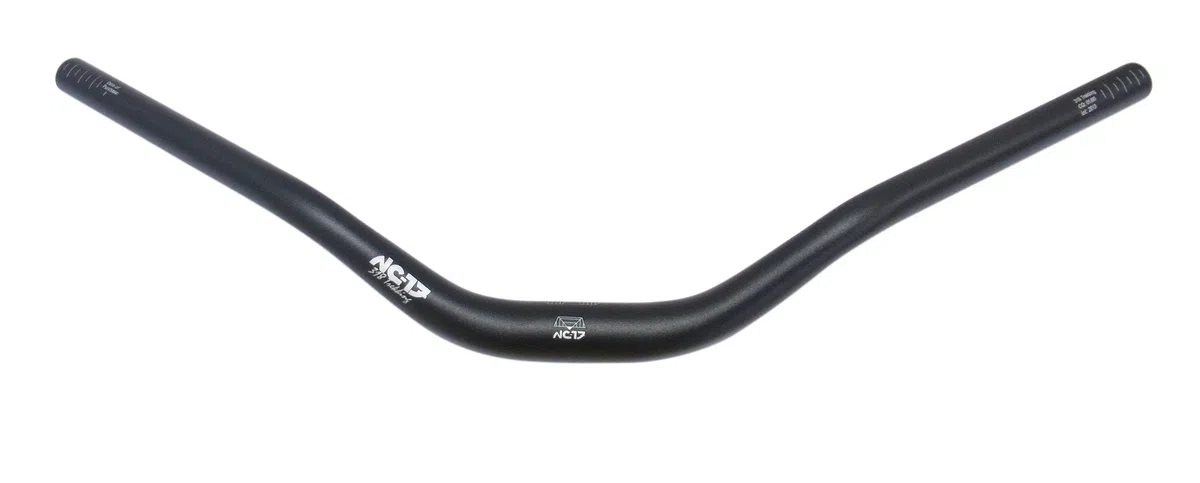 NC-17 6223 kierownica trekkingowa, uchwyt na kierownicę, kierownica rowerowa 318 Pro, Ø 31,8 mm, aluminium czarne