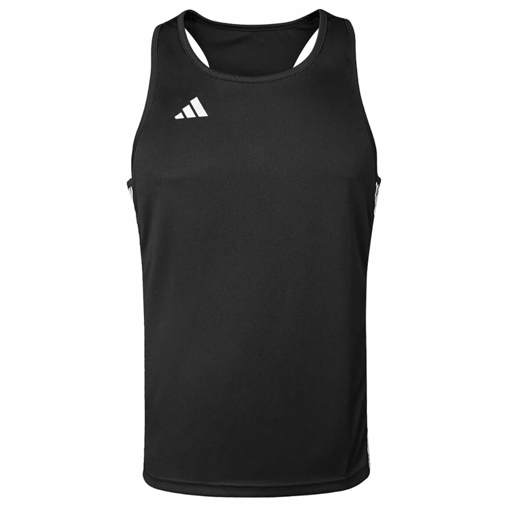 Adidas Kamizelka bokserska, tank top do fitnessu, ćwiczeń i treningów na siłowni, bez rękawów, lekki, rozciągliwy materiał, podstawowy stempel