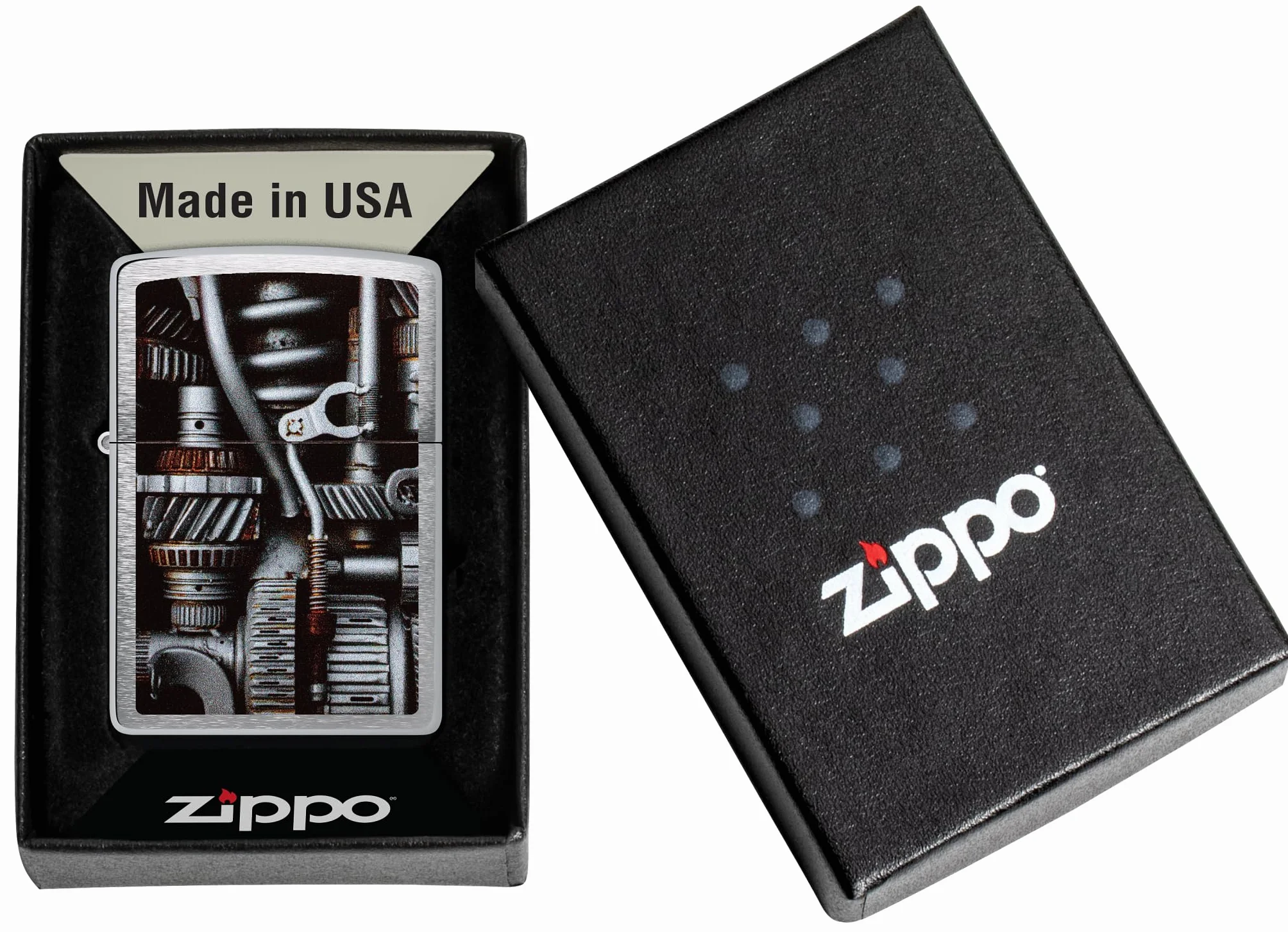 Zippo Zapalniczka Sztormowa Wielokrotnego Użytku Szczotkowany Chrom Brushed Chrome