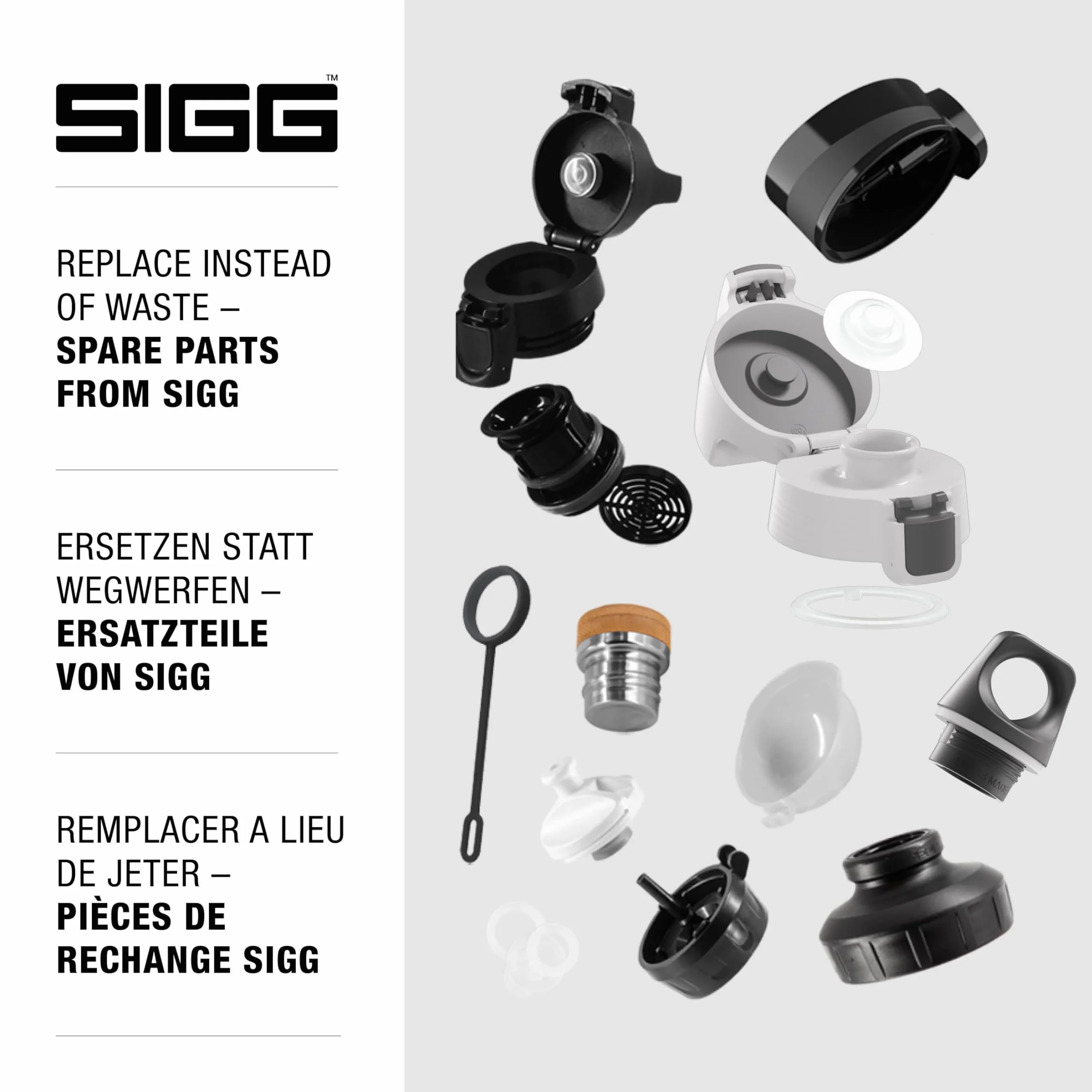SIGG WMB ONE górne różowe zamknięcie (jeden rozmiar), część zamienna do butelki do picia SIGG, jednoręczna i szczelna nasadka zamykająca