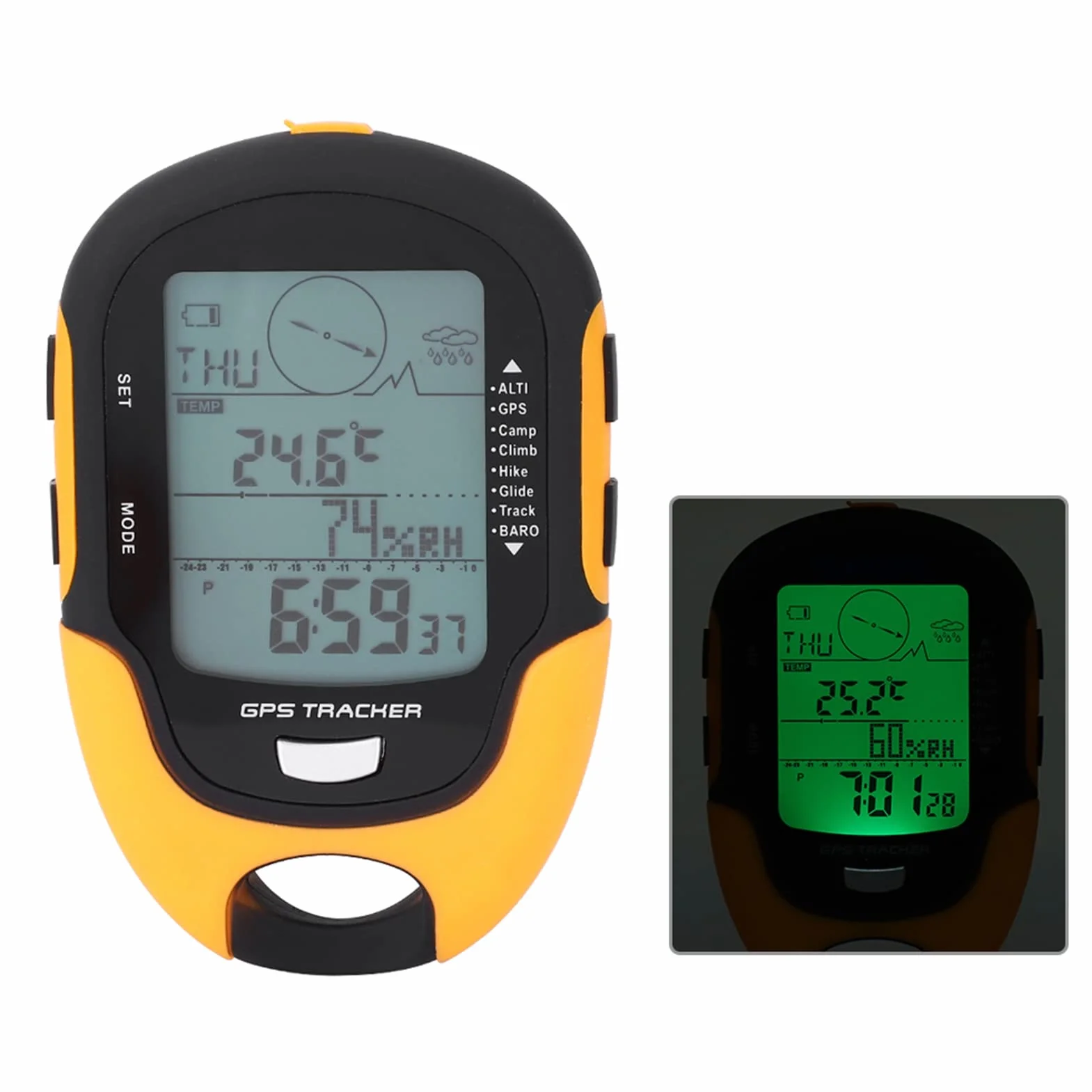 Ręczny Nawigator GPS Beidou z Barometrem i Wysokościomierzem USB do Wędrówek