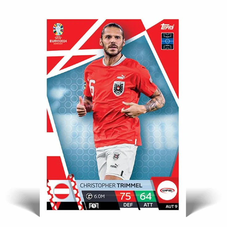 Topps Match Attax Euro 2024 Mega Tin 2 Next Gen 44 karty + 4 ekskluzywne limitowane