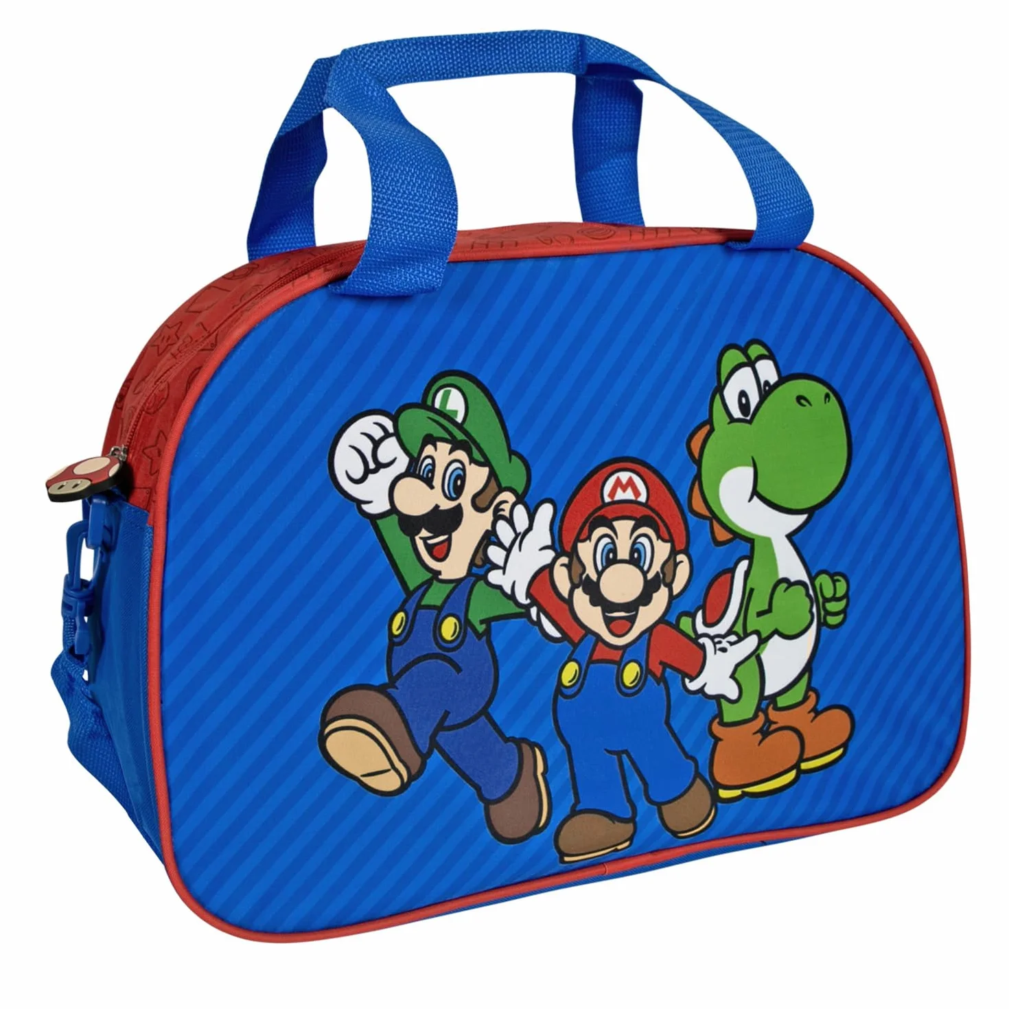 Mario Sportowa torba dla dzieci 28x41,5x21 cm czerwona niebieska
