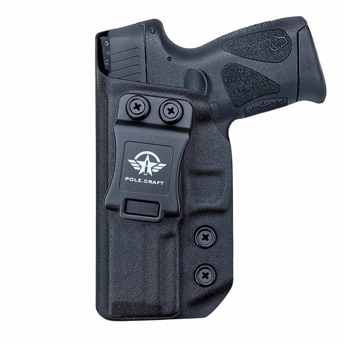 Taurus G3 Kabura IWB Kydex Kabura Dopasowane: Taurus G3 9mm / .40 Pistolet - Wewnątrz pasa Ukryte Carry - Adj. Trzymaj pochylony - przycisk-Mag Okładka, brak zużycia, brak drgań