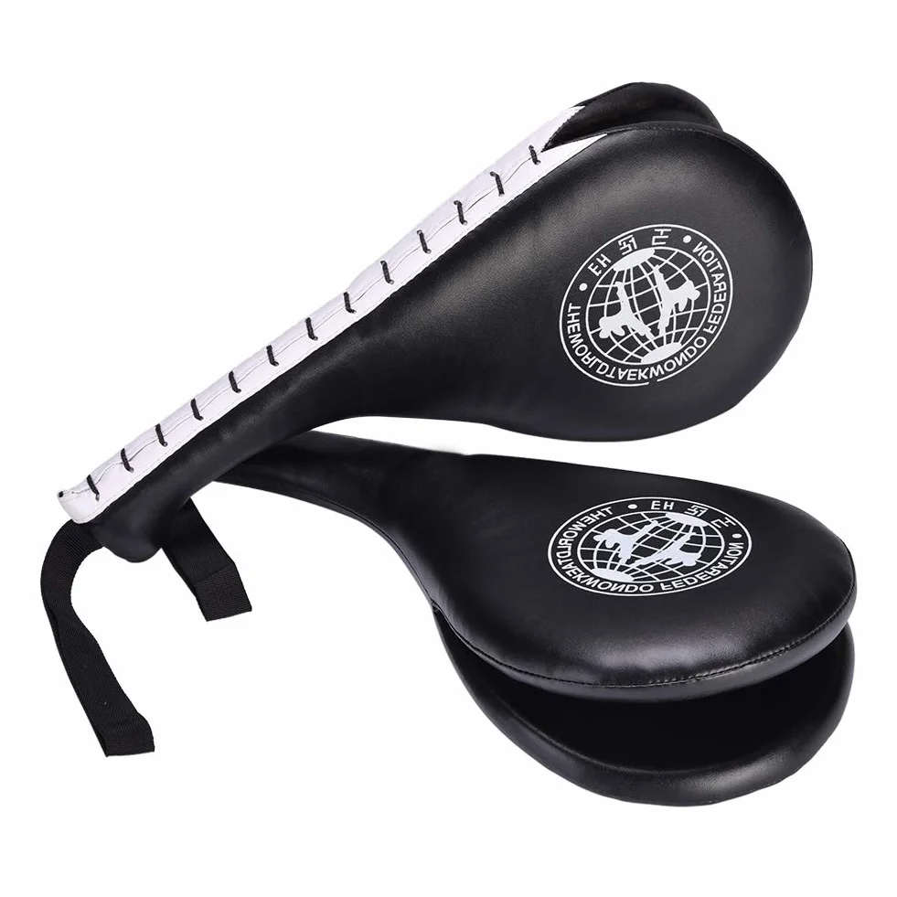 Double Kick Target, Taekwondo Kick Pads TKD Training Karate Kickboxing Judo Practice MMA Muay Thai Martial Arts Sports