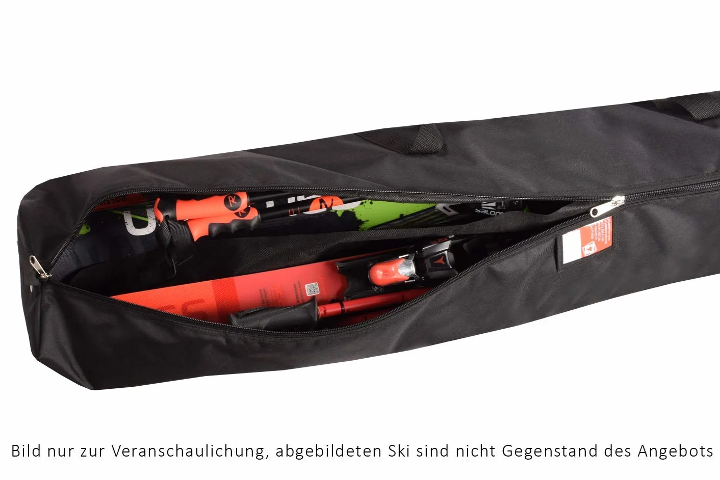 SnowSport Prestige Double Ski Bag na 2 pary nart i kijków narciarskich – gruba wyściółka